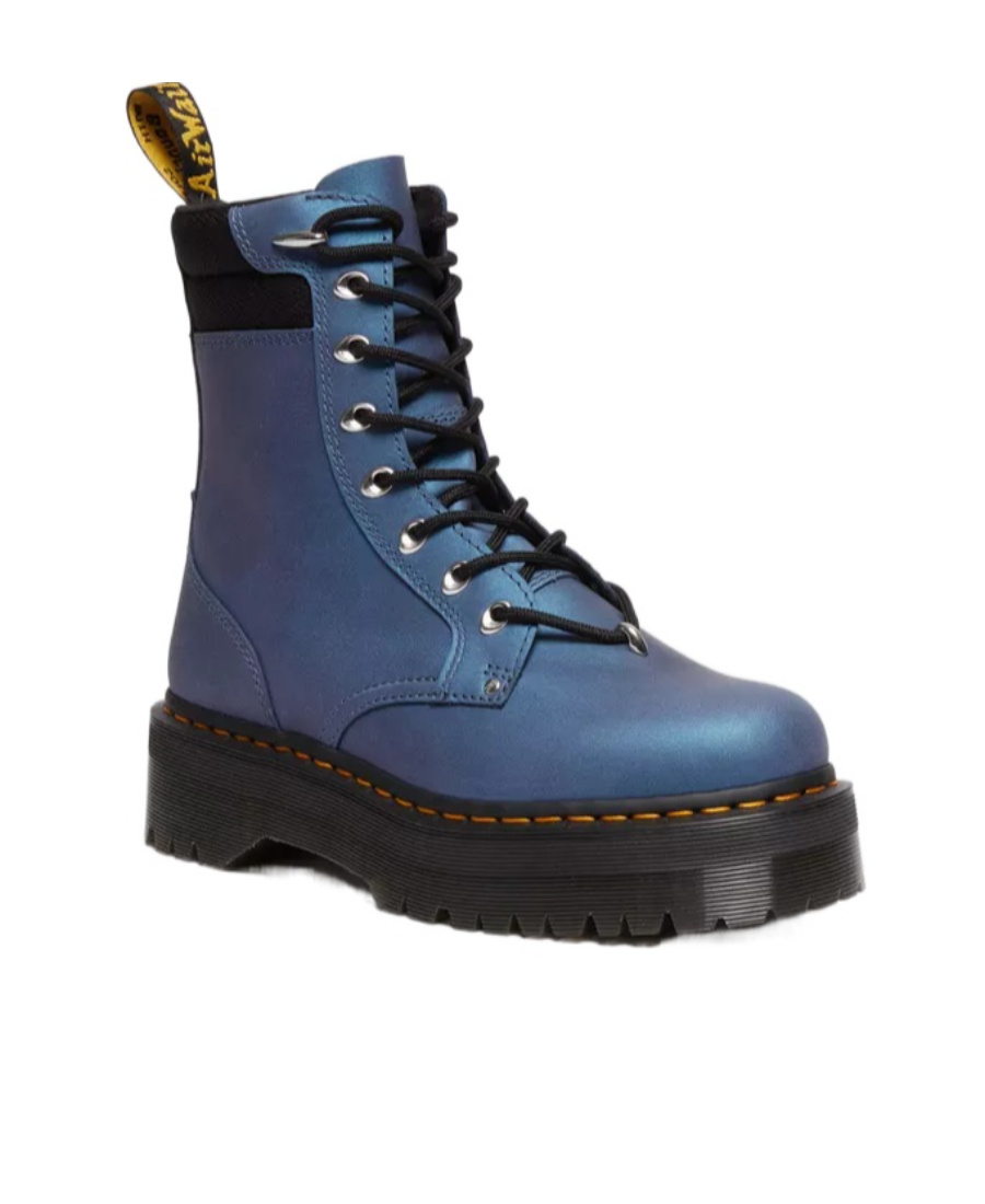 Dr. Martens Jadon Ii Lace Up Boots In Blue