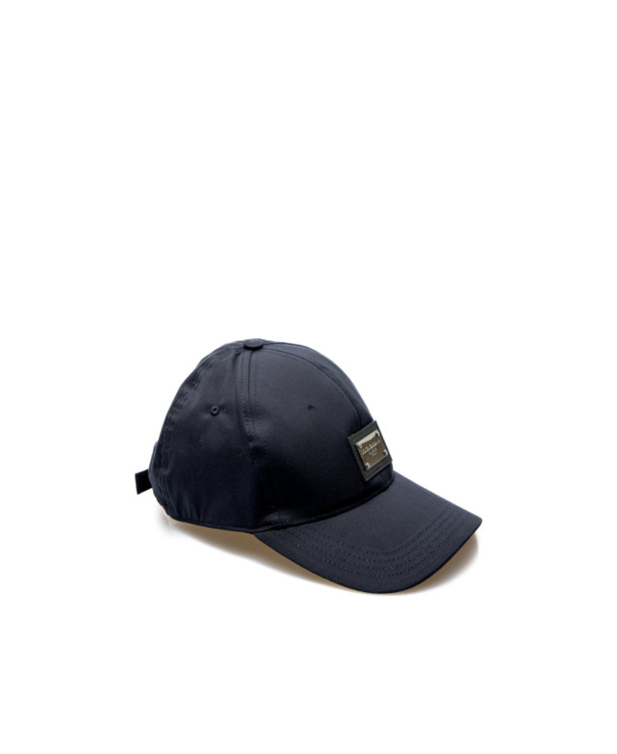 Dolce & Gabbana Logo-plaque Baseball Cap In Black