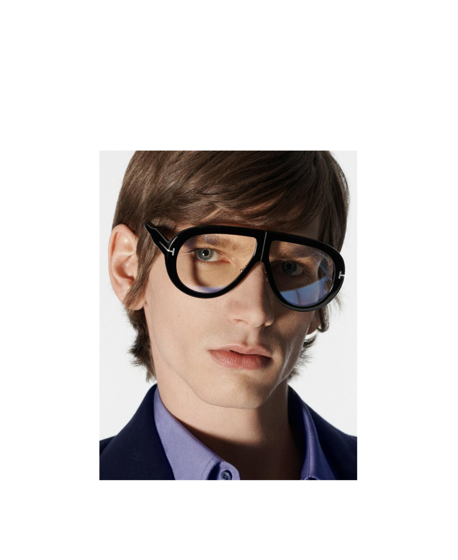 Tom Ford Eyewear Pilot Frame Sunglasses In Black