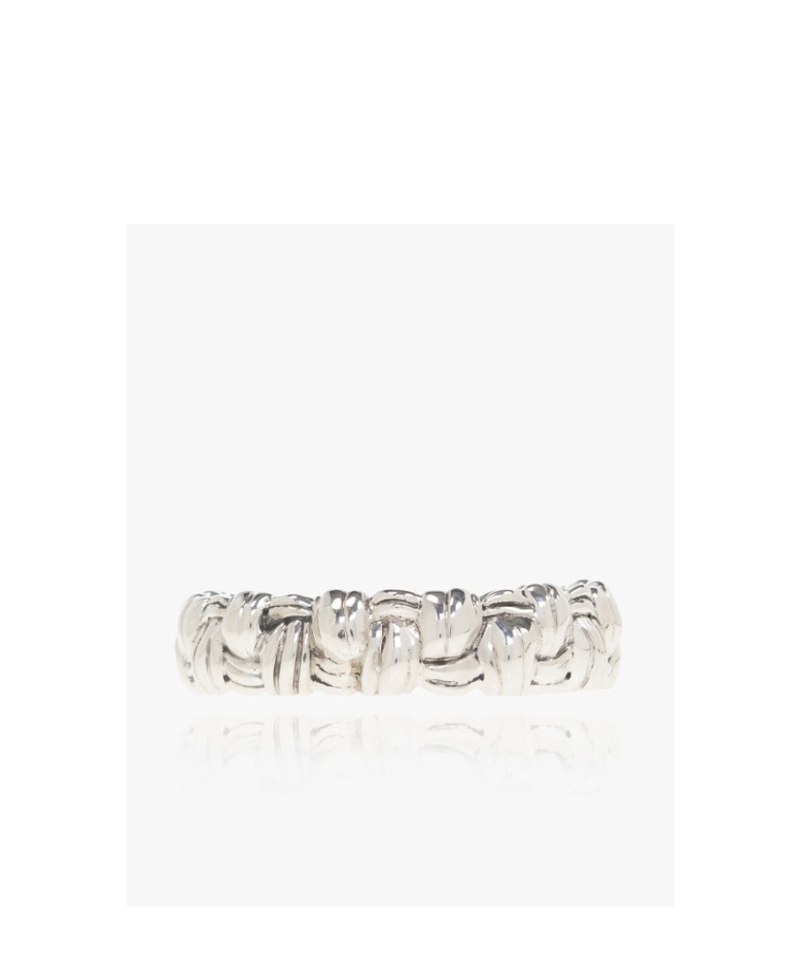 Bottega Veneta Logo Bracelet In White