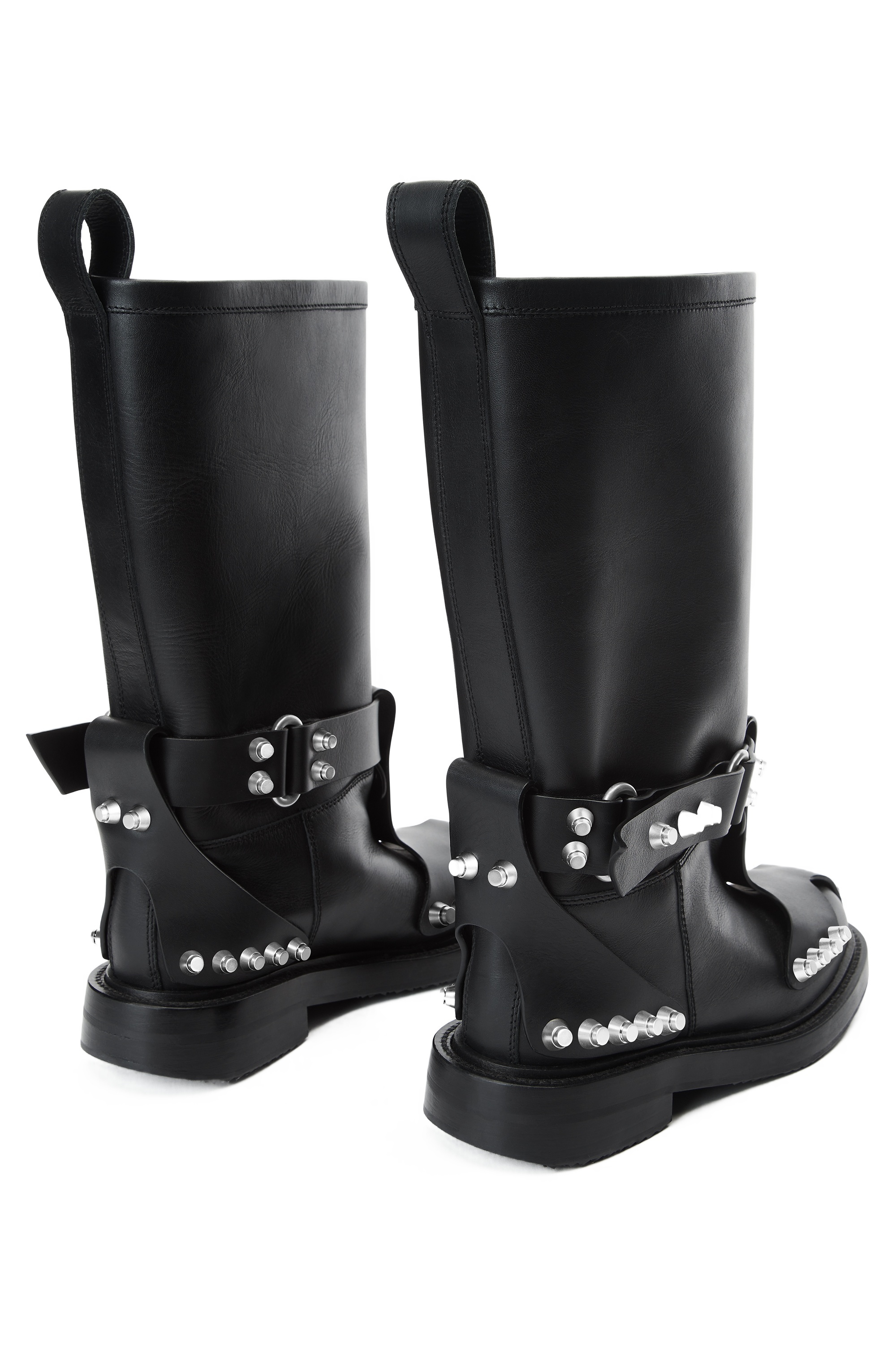 Alexander Wang Dixon Buckle Boot In Leather In Black