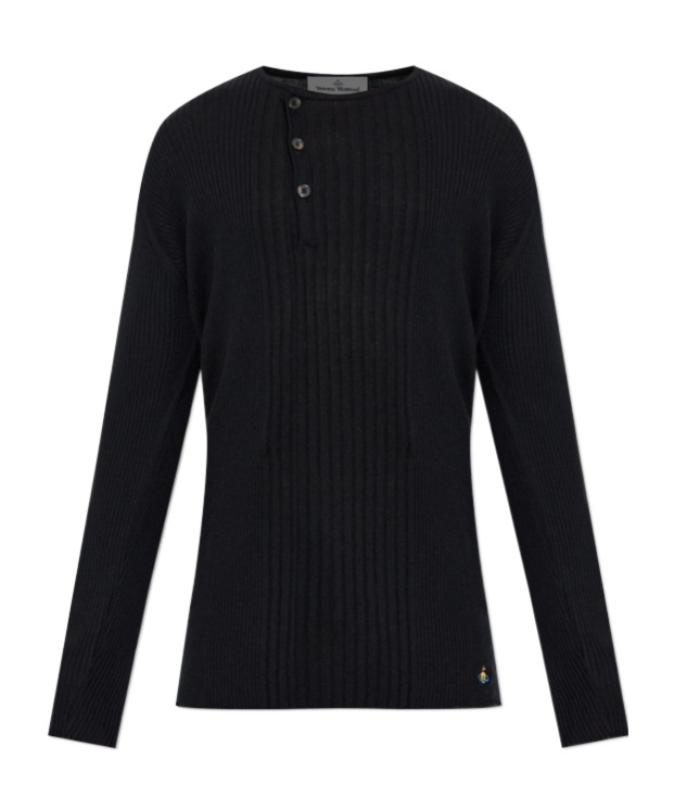 Vivienne Westwood Black Sweater With Cashmere Blend In Black