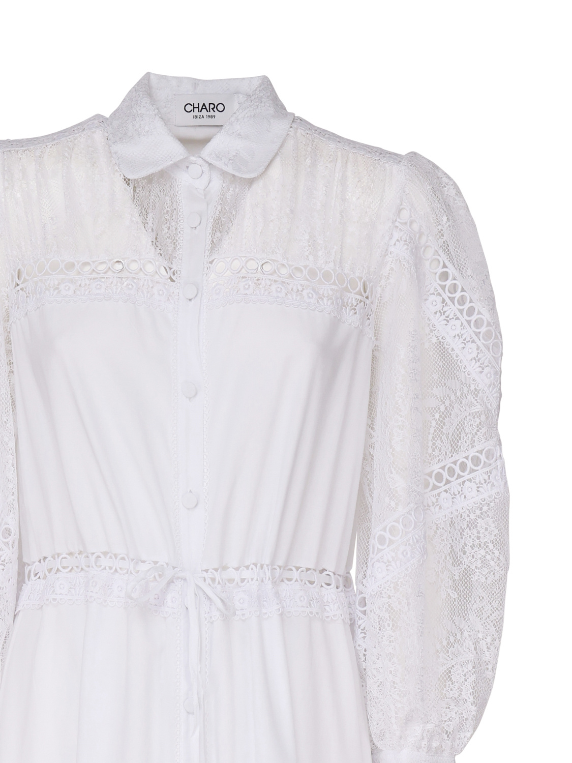 Shop Charo Ruiz Lucil Maxi Dress In White