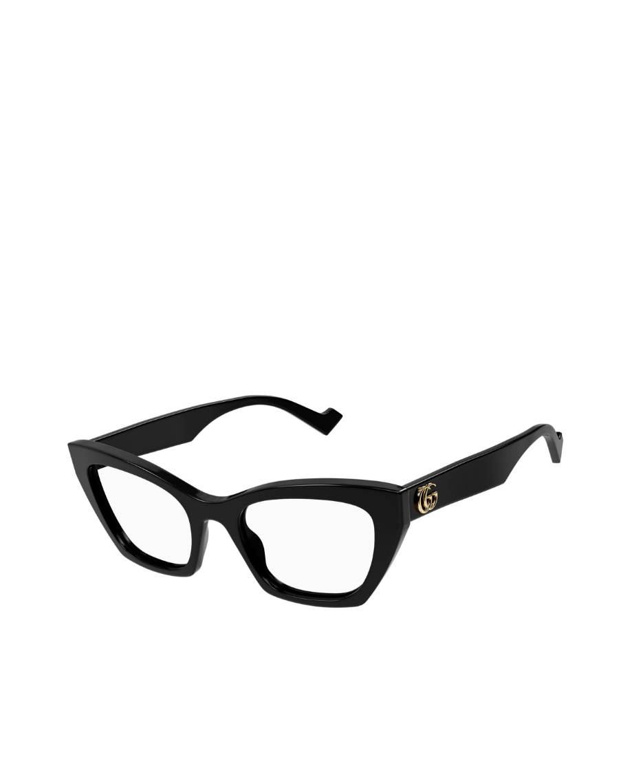 Gucci Logo-plaque Cat-eye-frame Glasses In Black