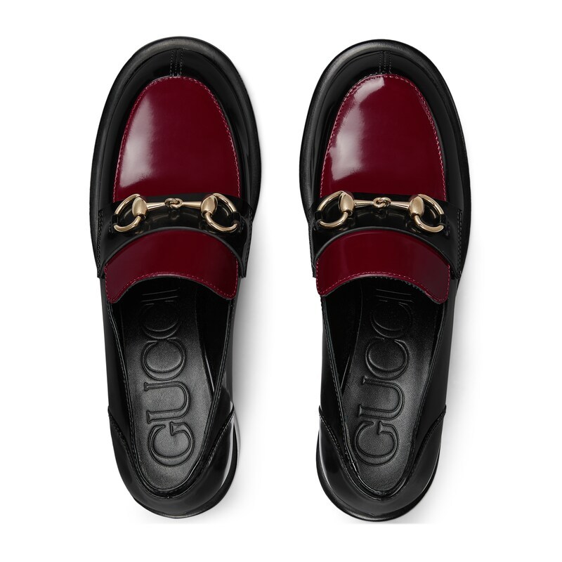 Gucci Women's Heeled Loafer With Horsebit In Multi