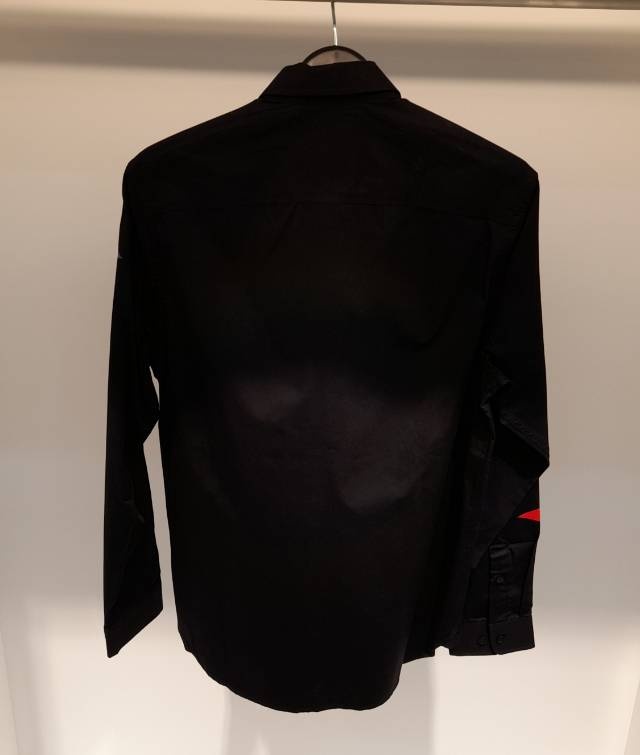Moschino Printing Long-sleeved Shirt In Black