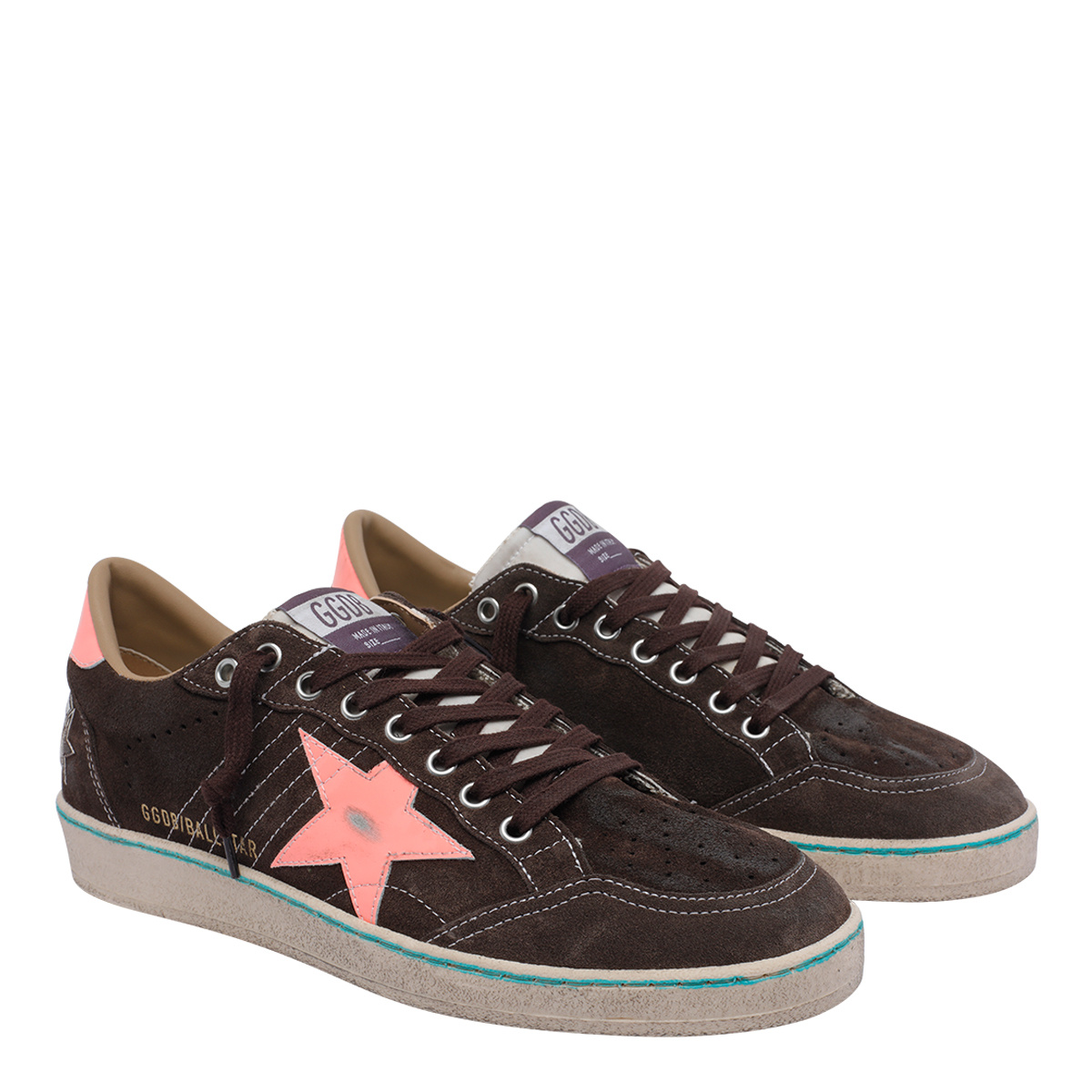 Golden Goose Lace-up Low-top Casual Shoes In Brown