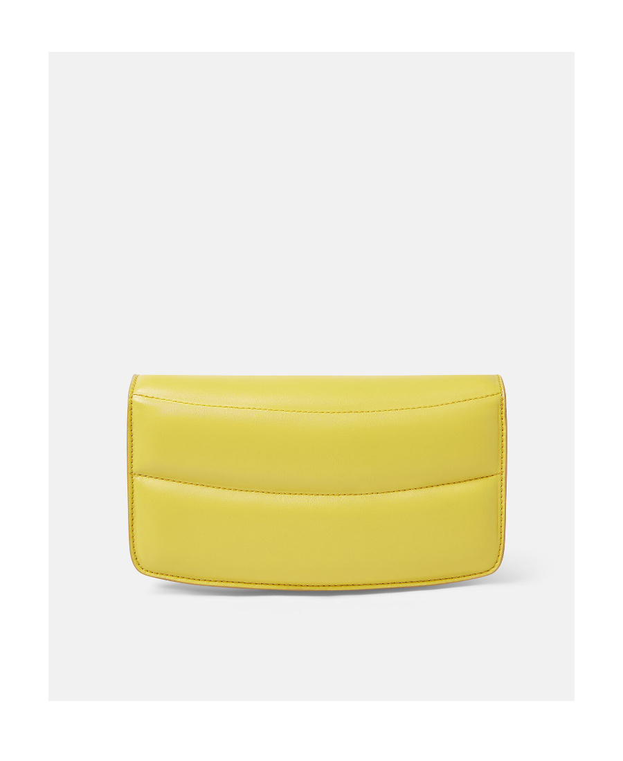 Stella Mccartney S-wave Mini Shoulder Bag In Yellow