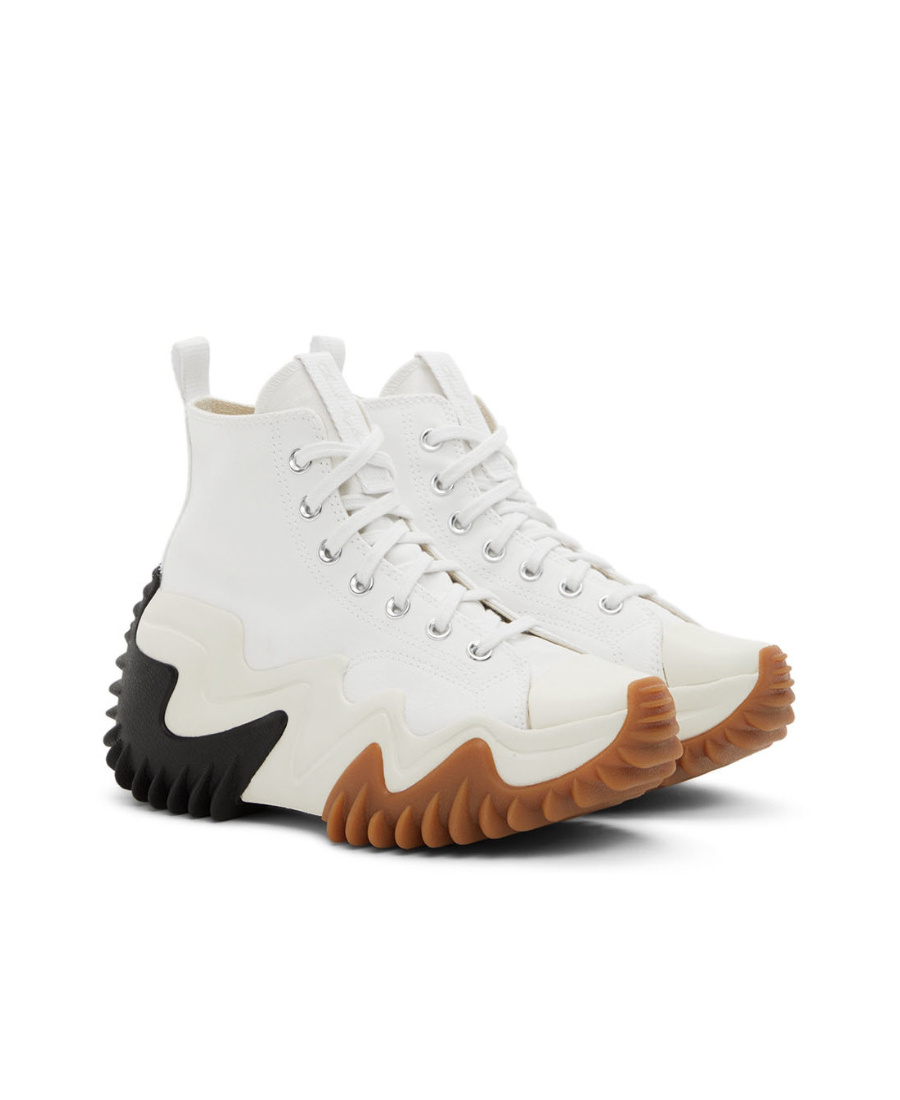 Converse Run Star Motion Chunky-sole Canvas Trainers In White