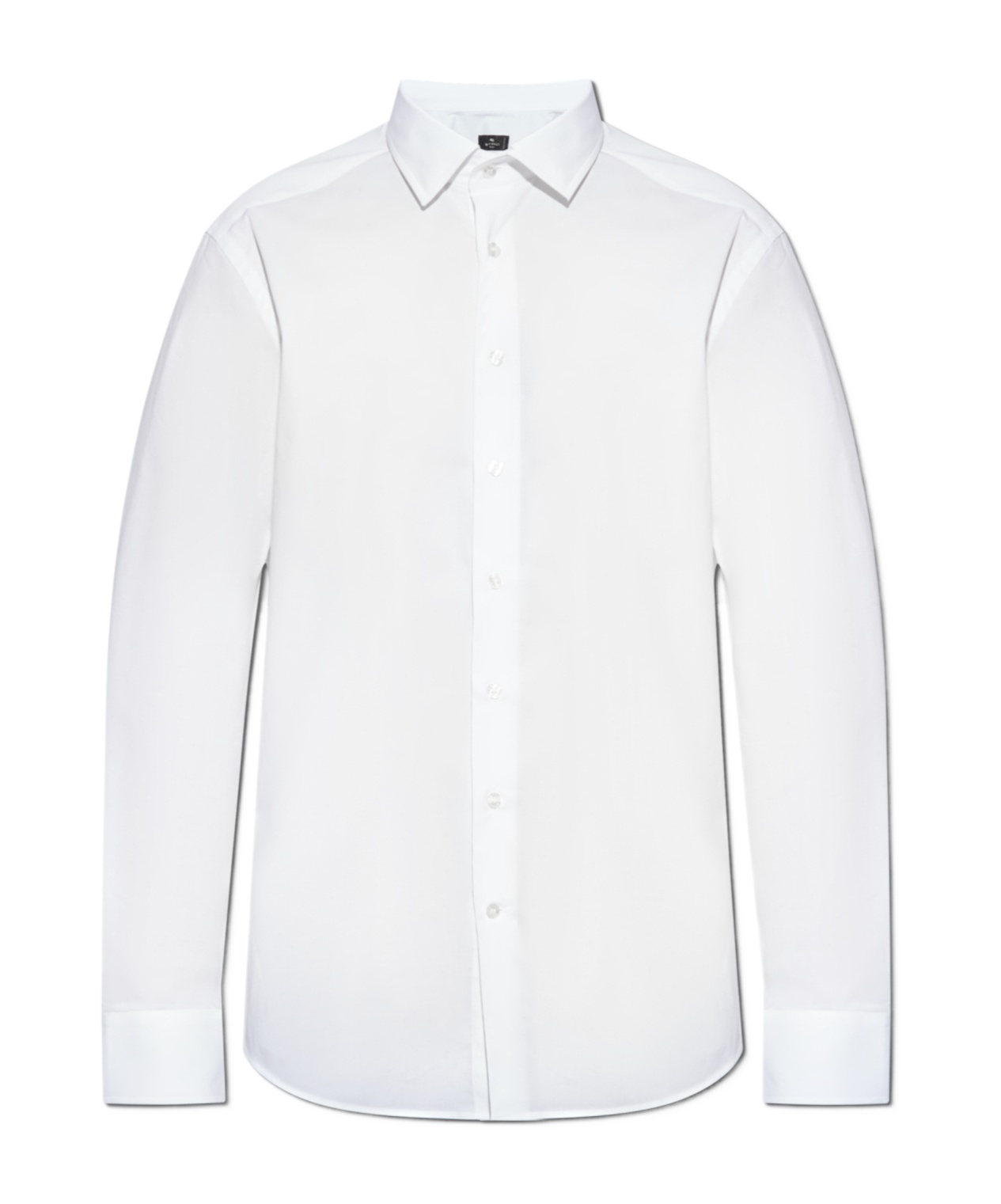 Etro Man Shirt White Size 19 Cotton In White
