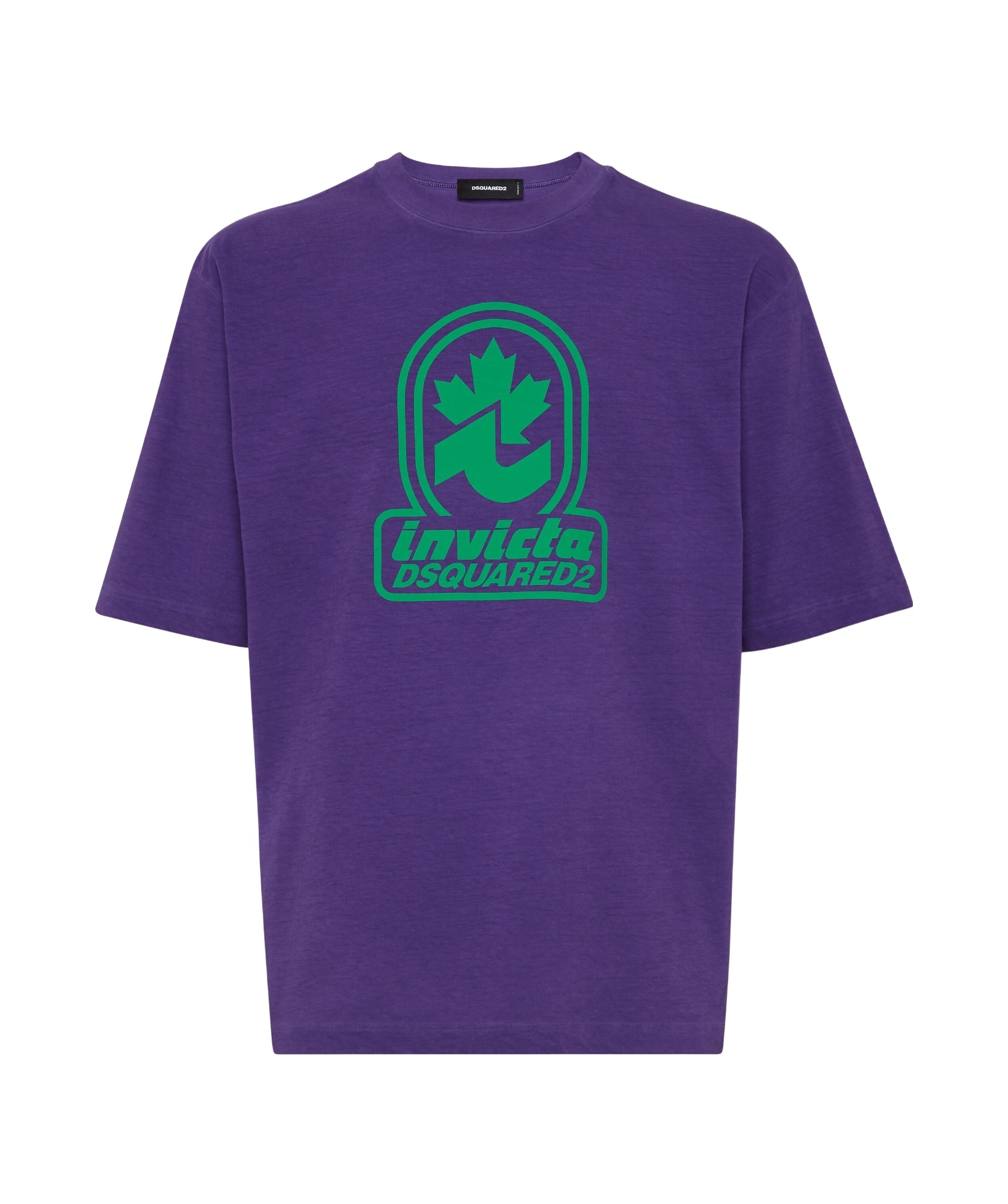 Shop Dsquared2 Invicta T-shirt In Purple