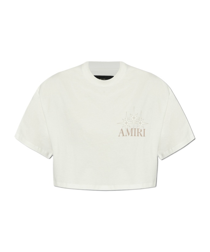 Amiri Logo T-shirt In White