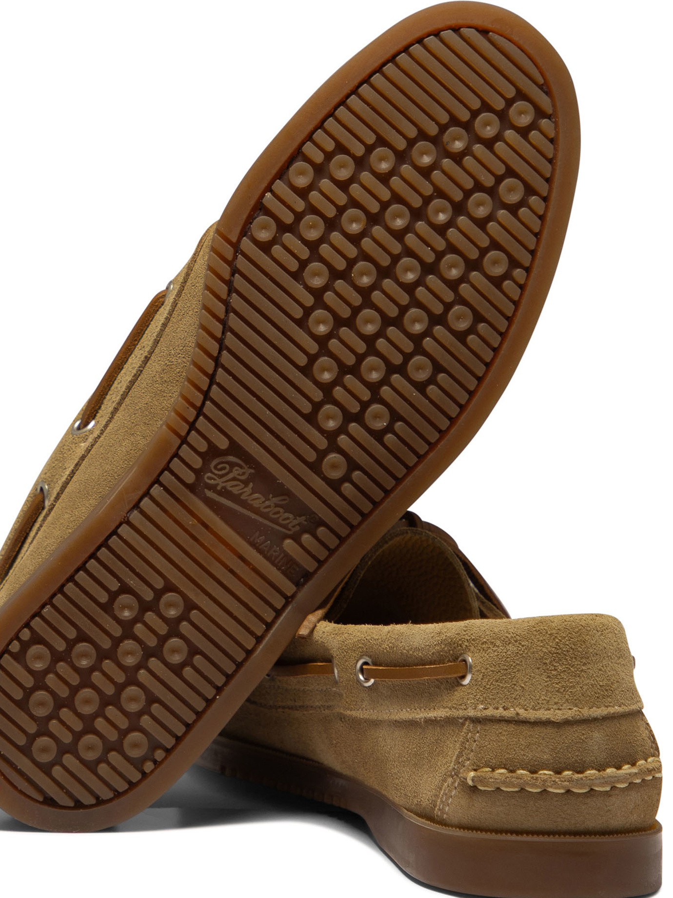 Paraboot Lace-up Almond-toe Loafers In Brown