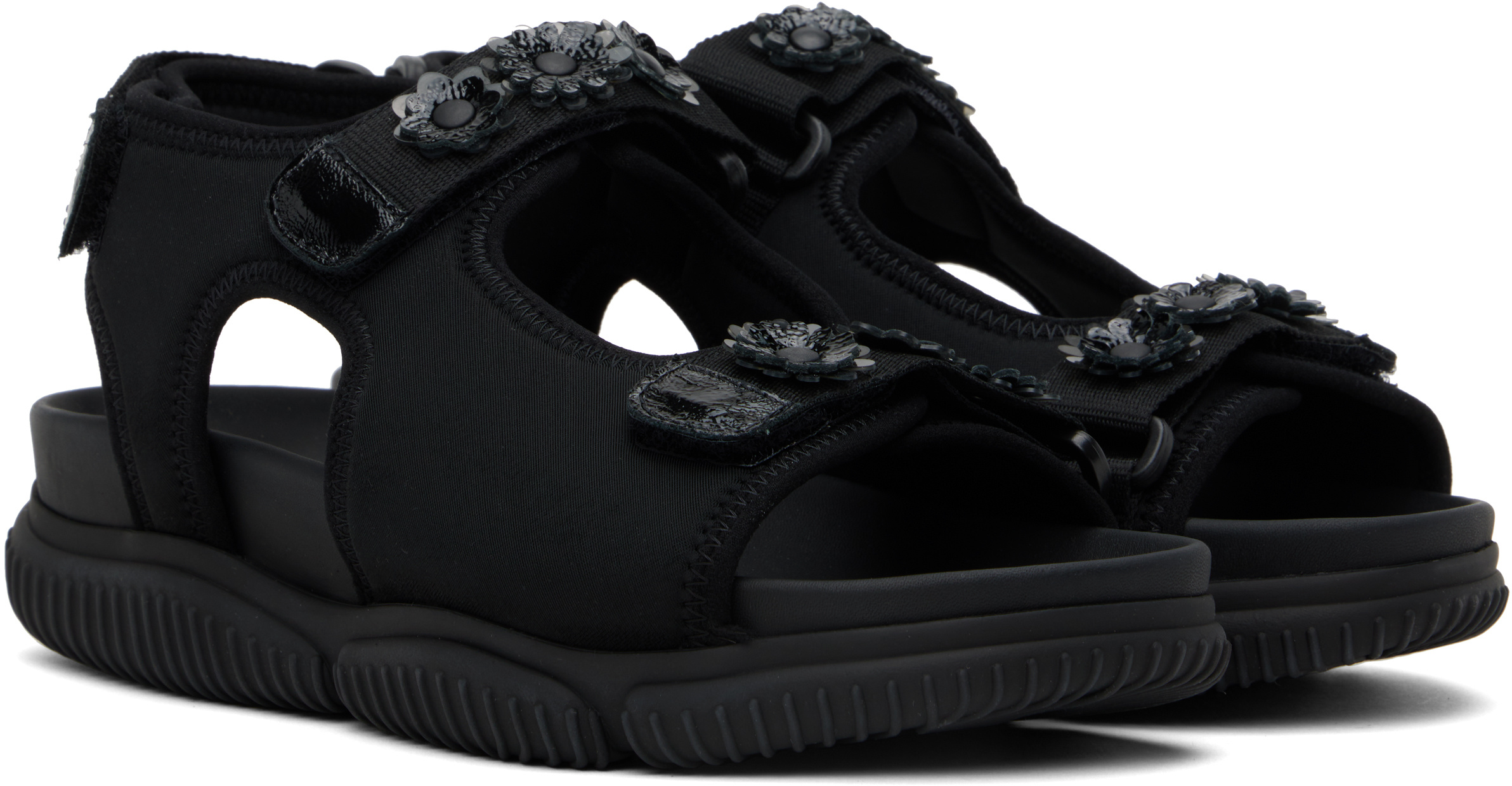 Cecilie Bahnsen Valeria Sandals In Black