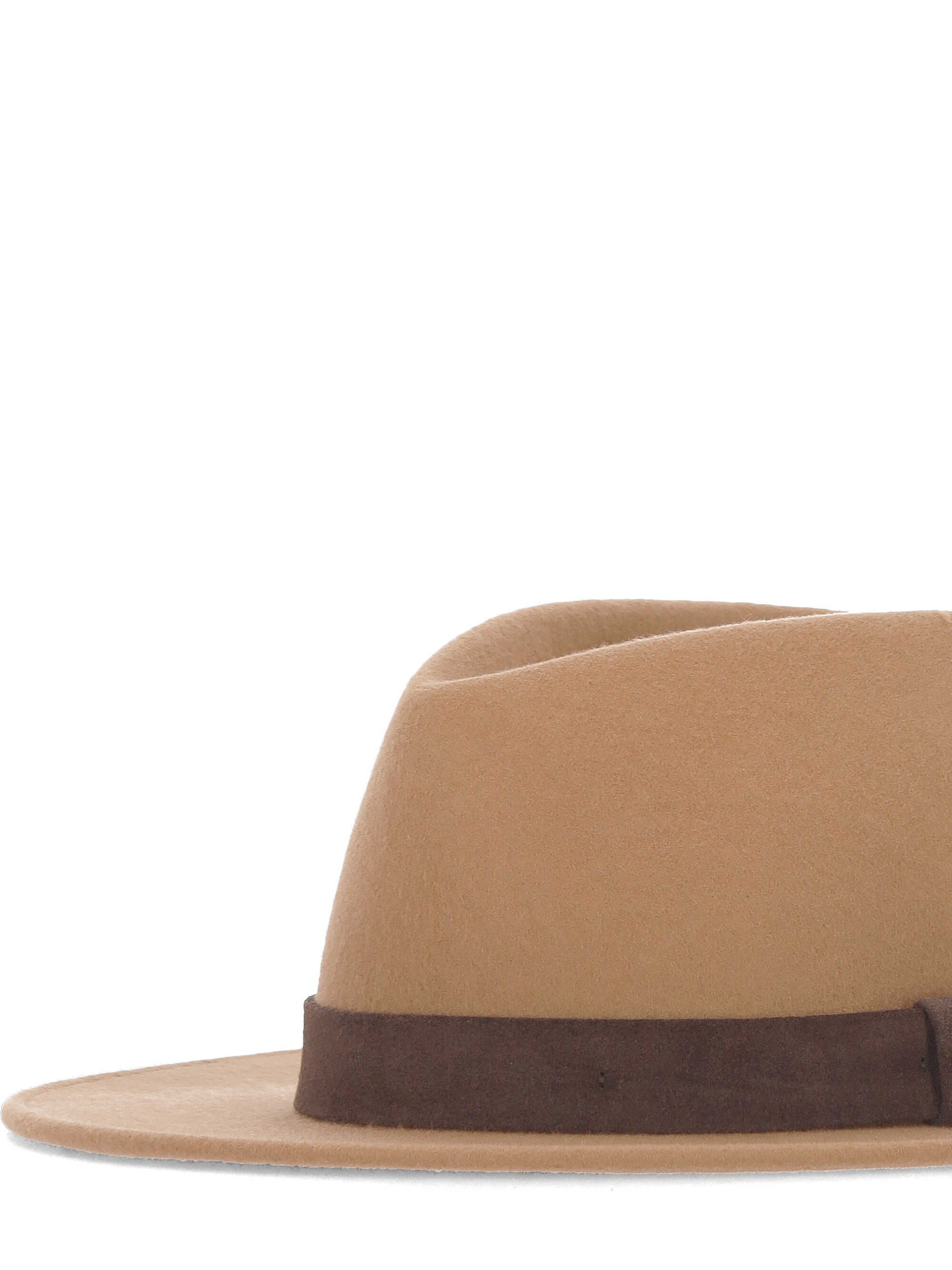 Weekend Max Mara Wool Felt Fedora In Brown