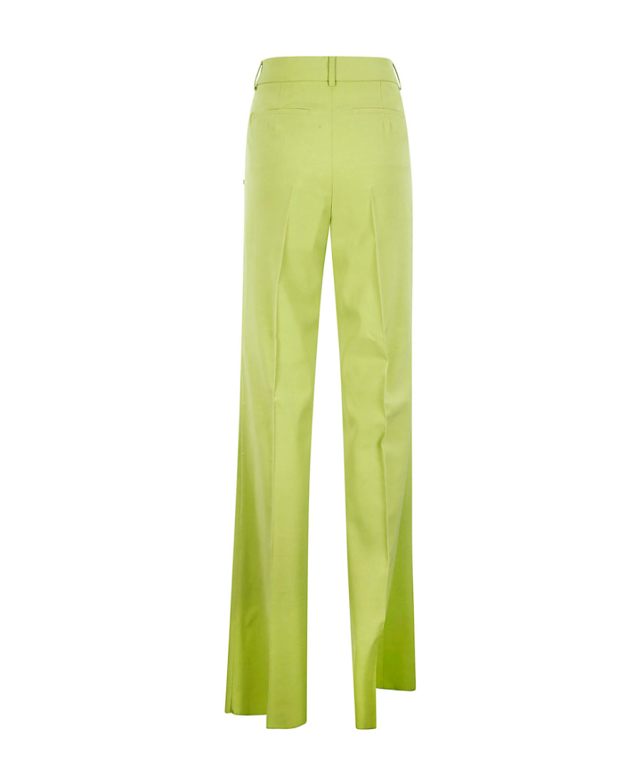 Sportmax Tailored Flared Trousers In Green