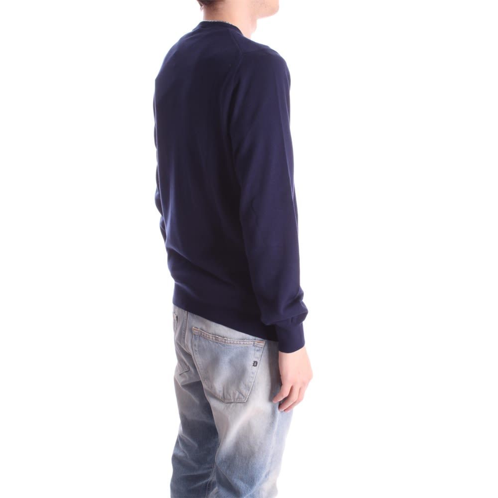 K-way Round Neck Pullover Sweater In Black