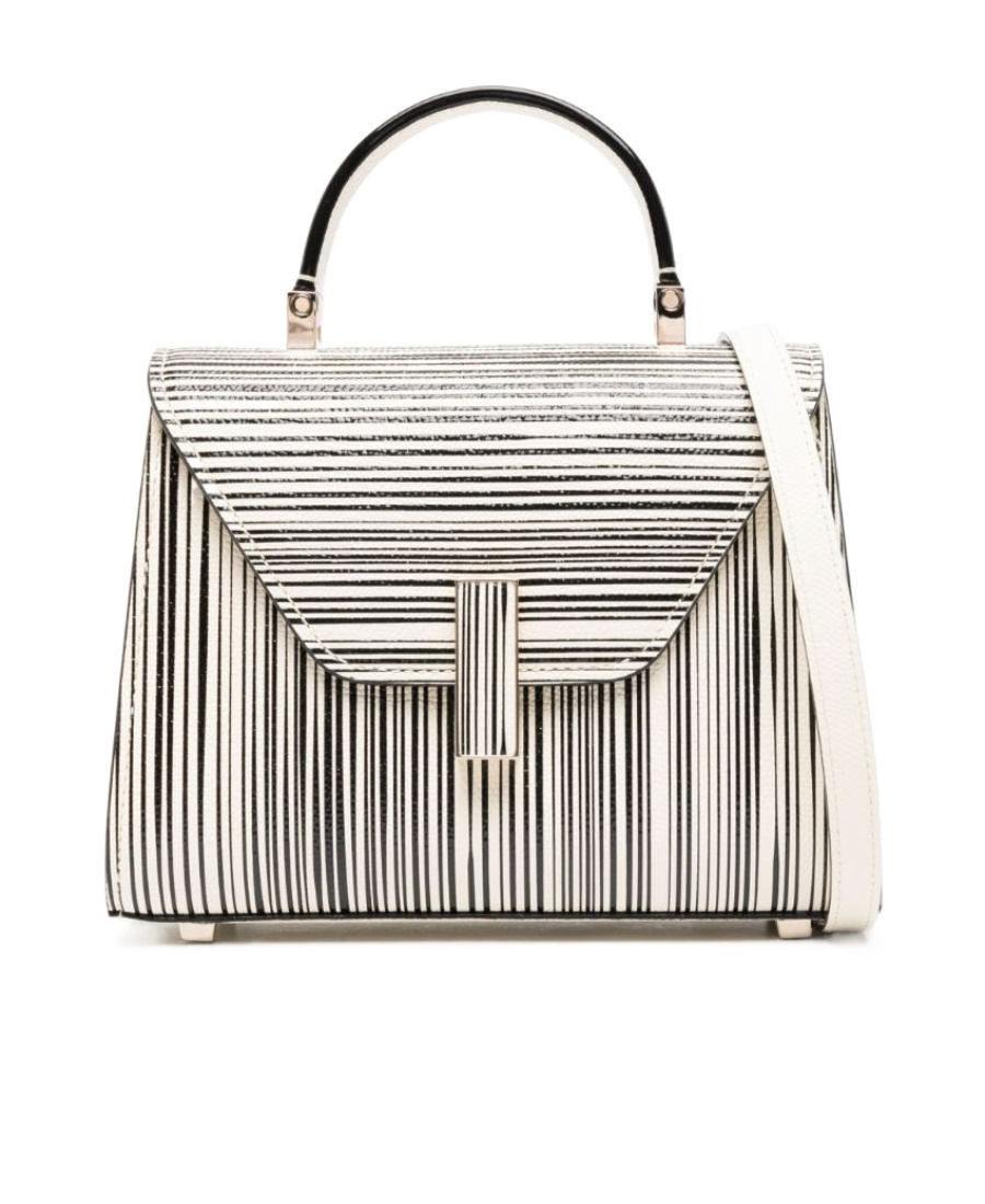 Valextra Micro Iside Sketch Cross Body Bag In White