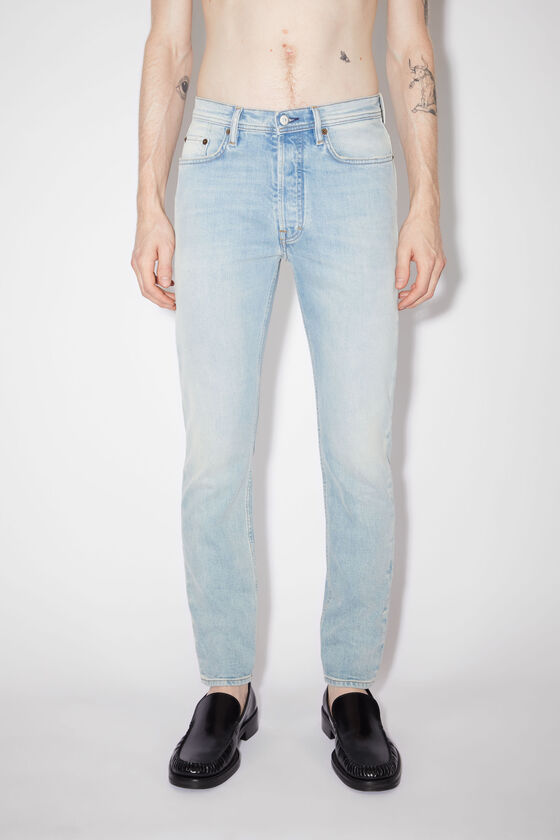 Acne Studios Cropped Slim-fit Jeans In Blue