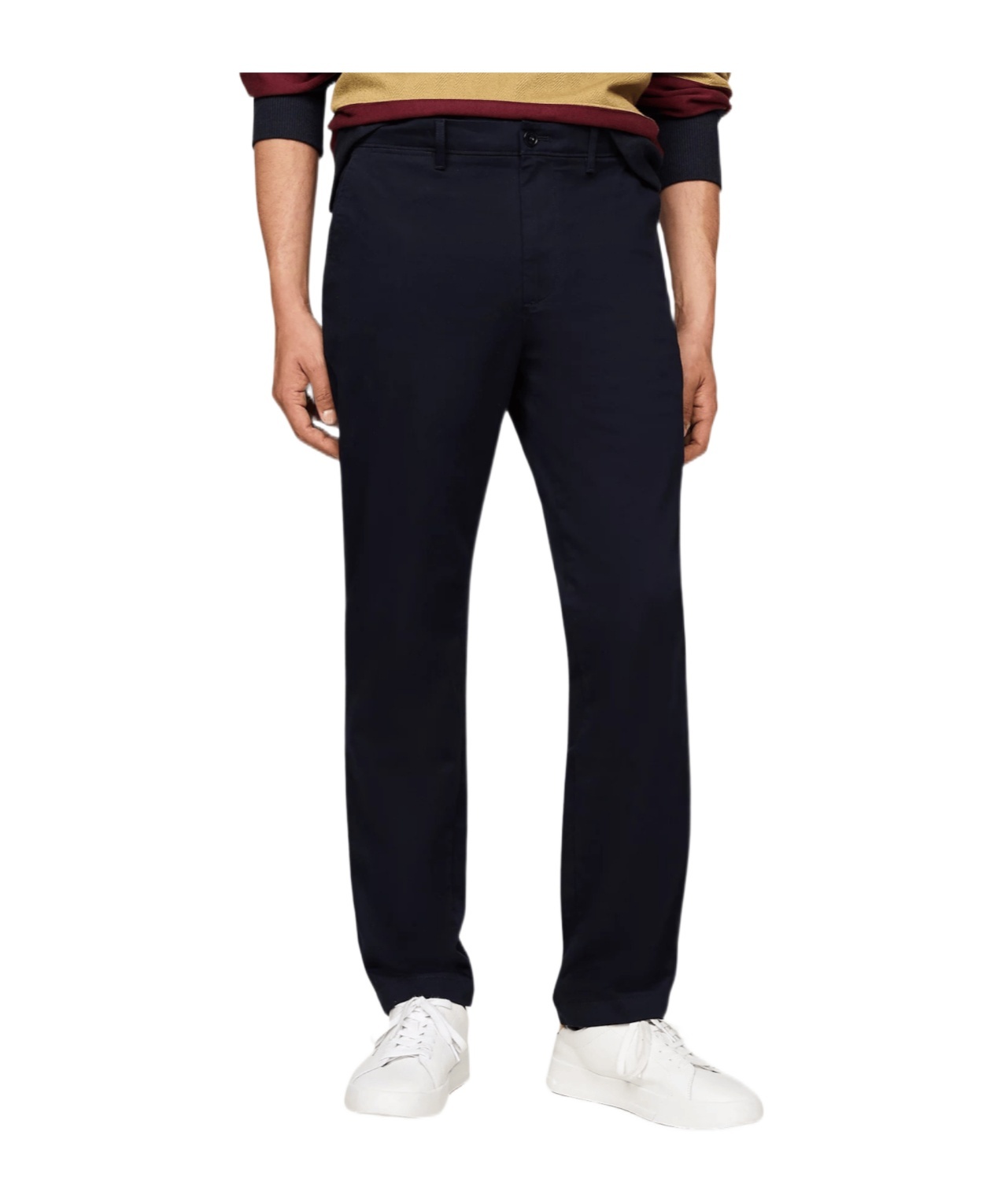 TOMMY HILFIGER BELT-LOOP CASUAL PANTS