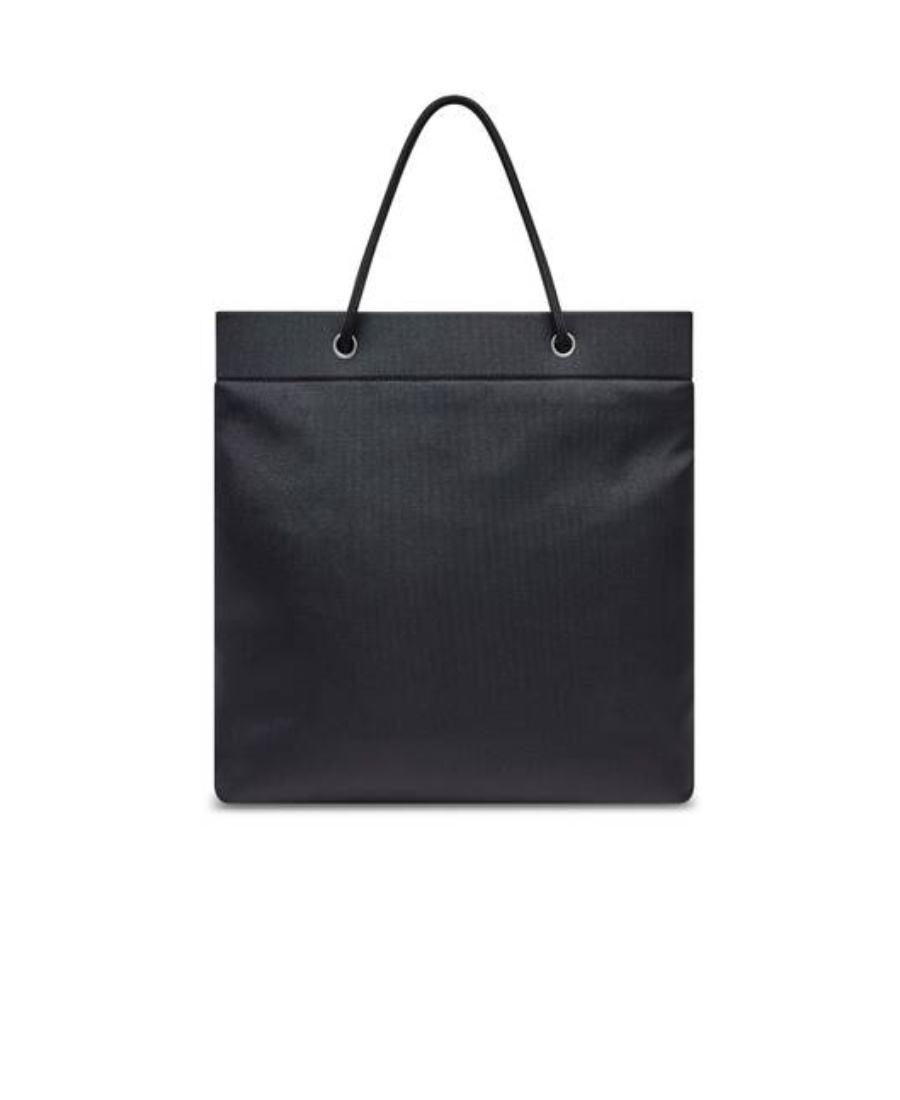 Balenciaga Explorer Logo-embroidered Tote Bag In Black
