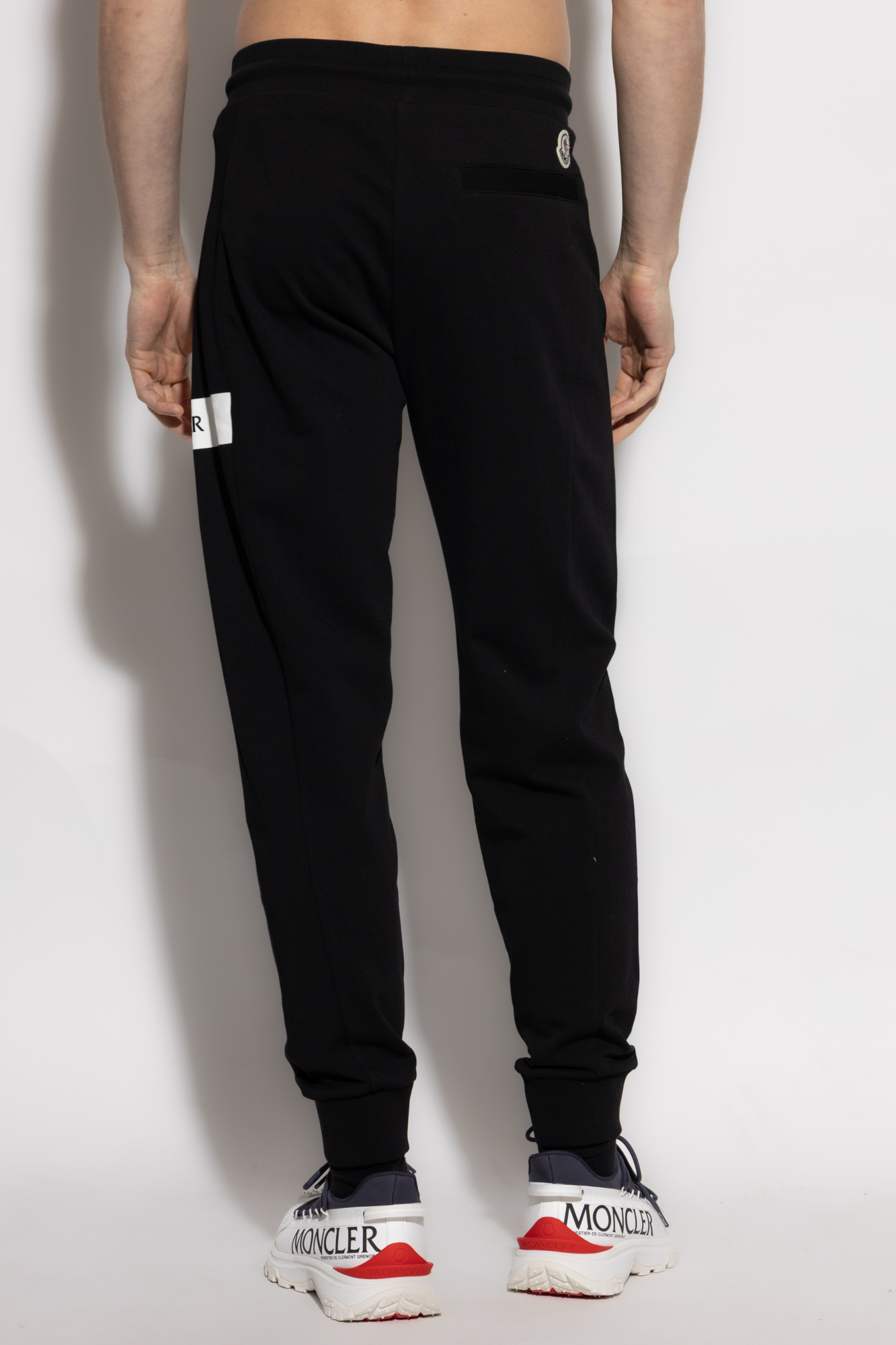 Moncler Drawstring Sweatpants In Black