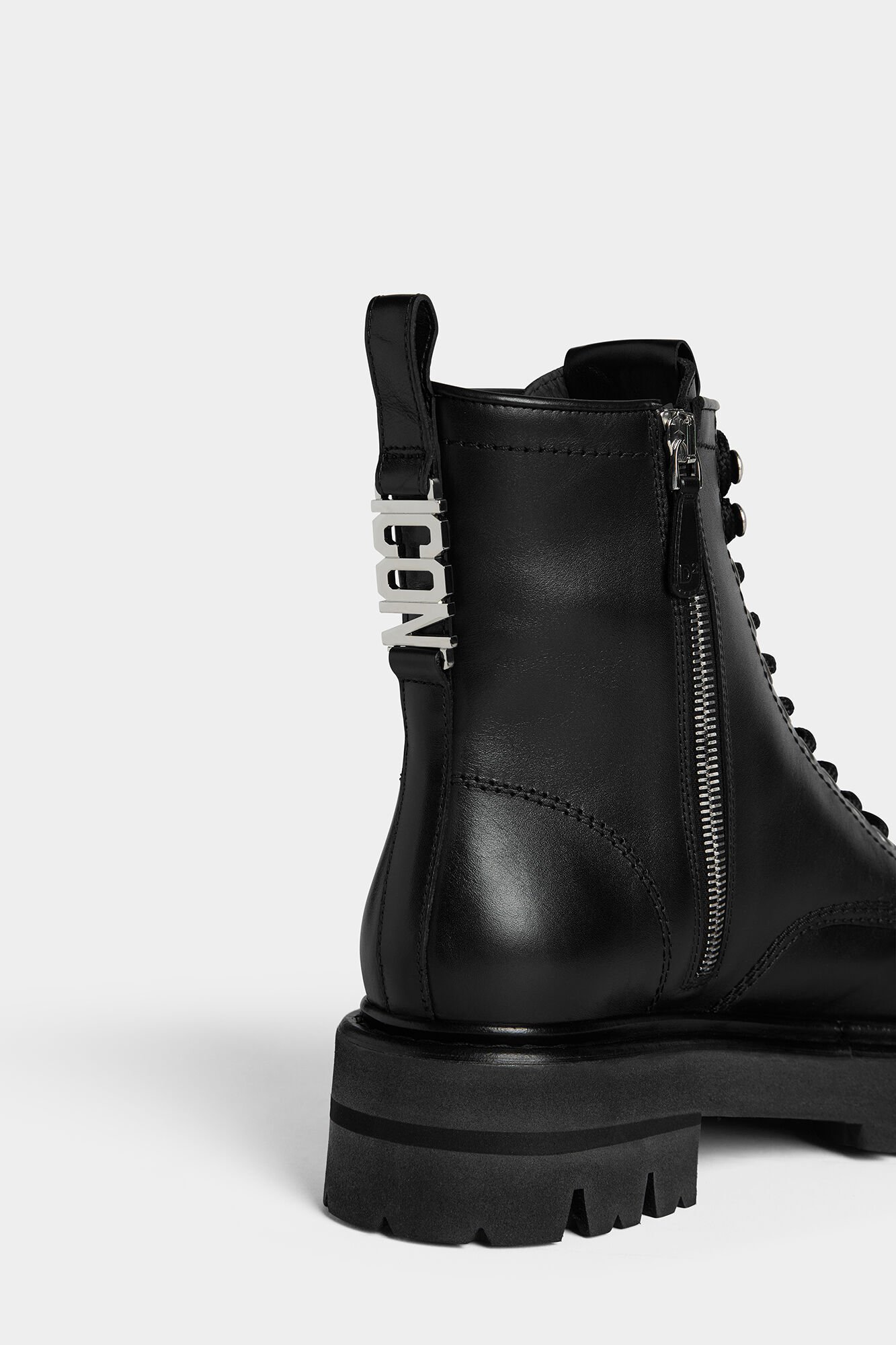 Dsquared2 Icon Clubbing Combat Boots In Black
