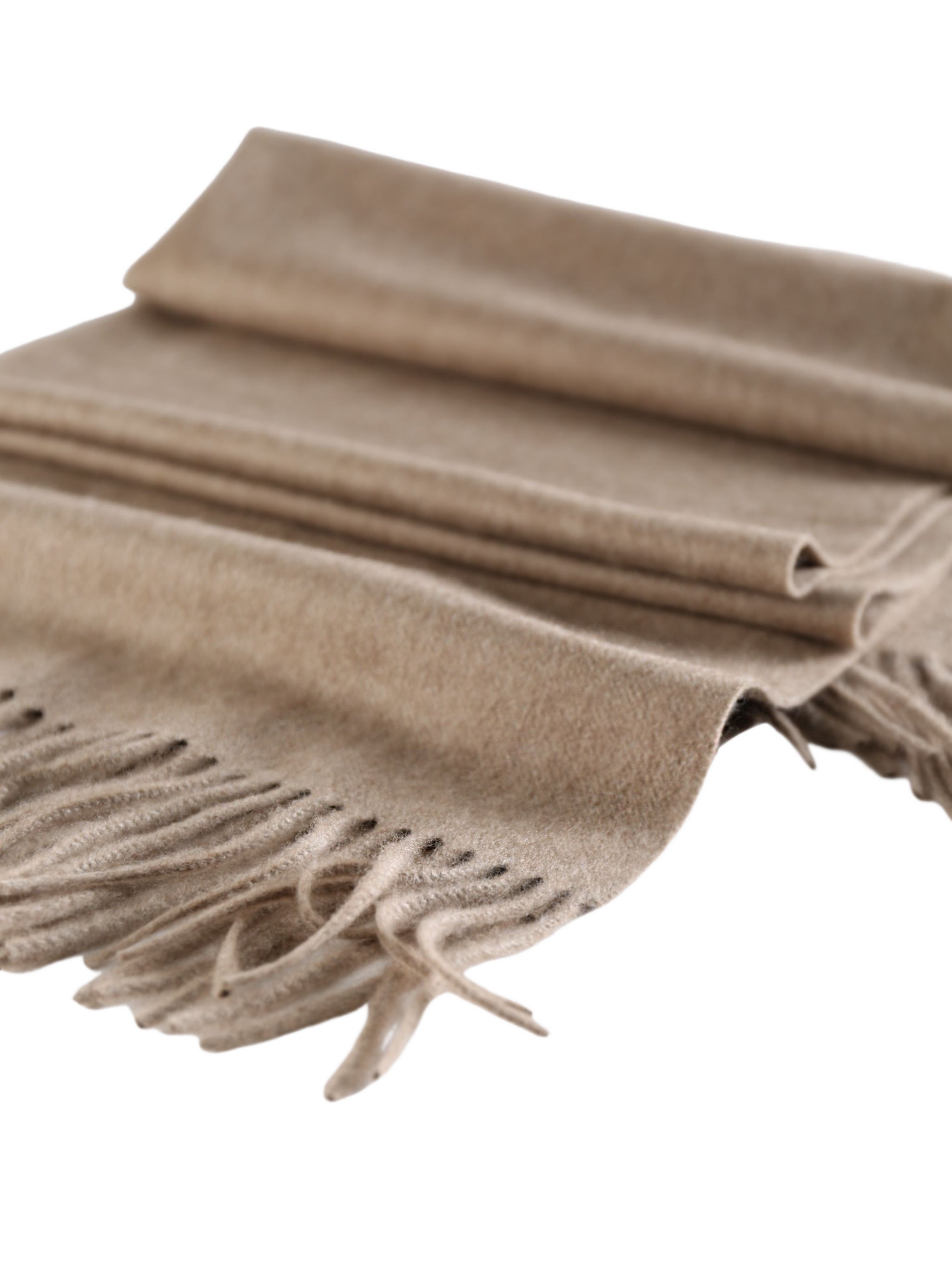 Auralee Fringed Scarf In Gray