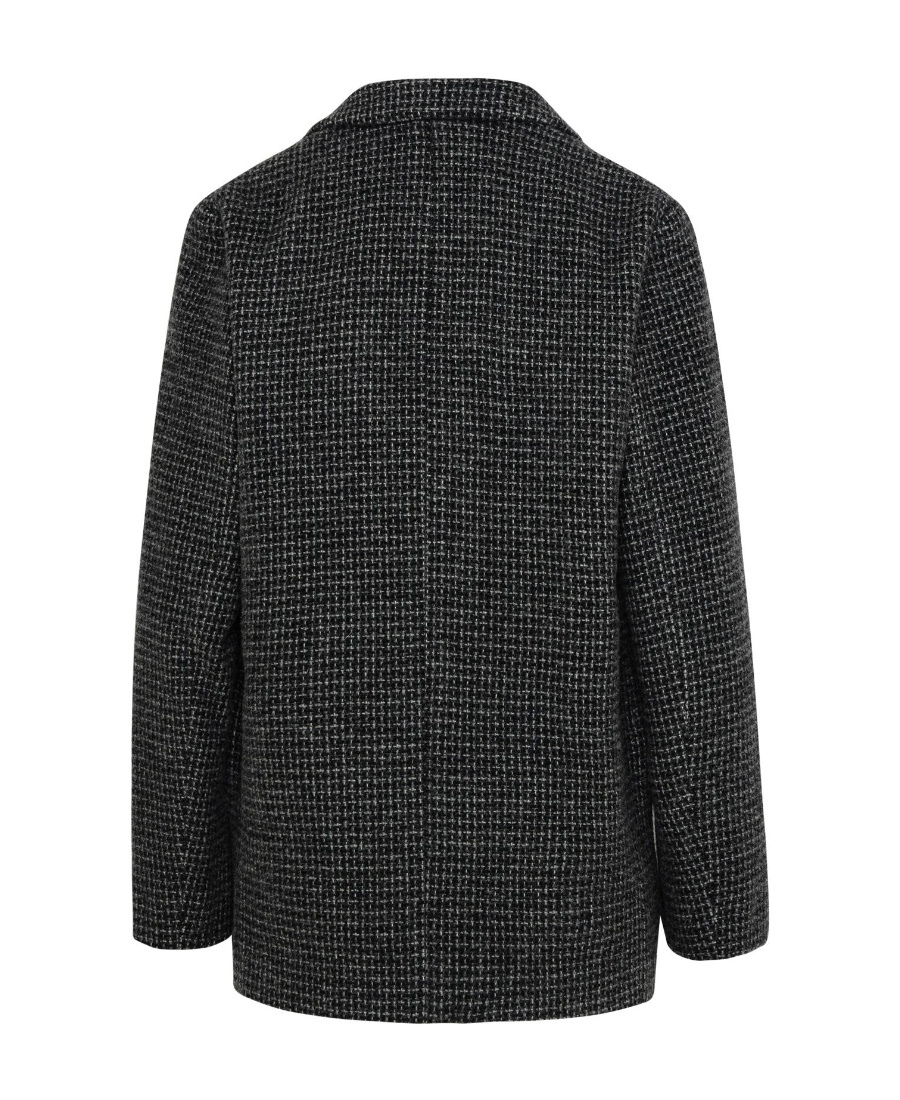 Isabel Marant Étoile Houndstooth Wool Blazer In Black