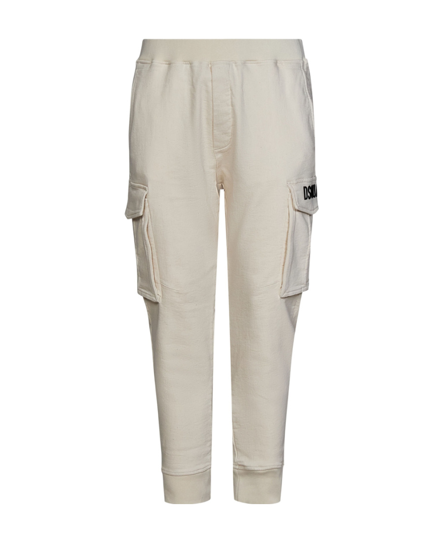 Dsquared2 Leisure Stretch Sweatpants In Nude