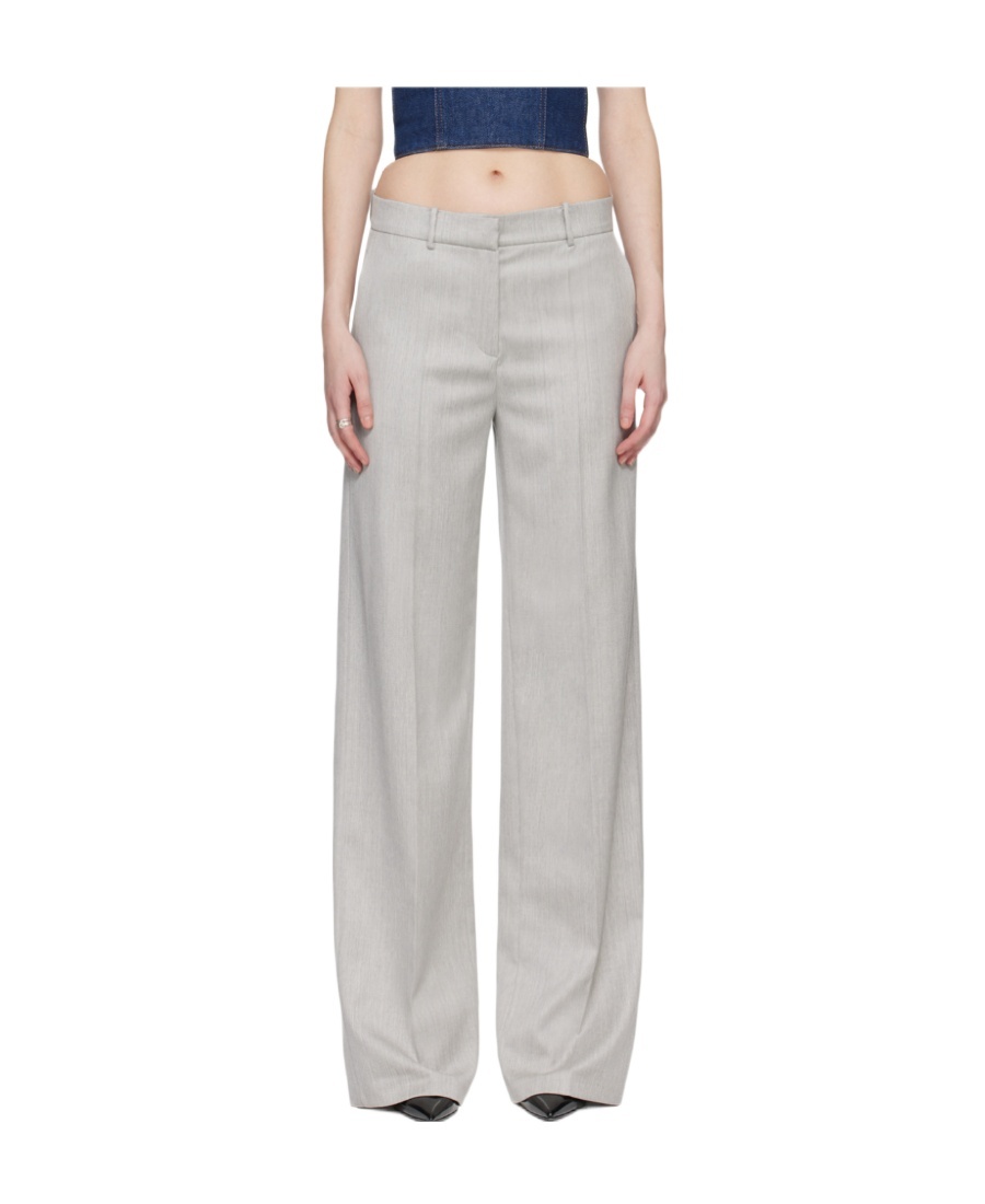 Magda Butrym Tailored Wool Trousers In Gray