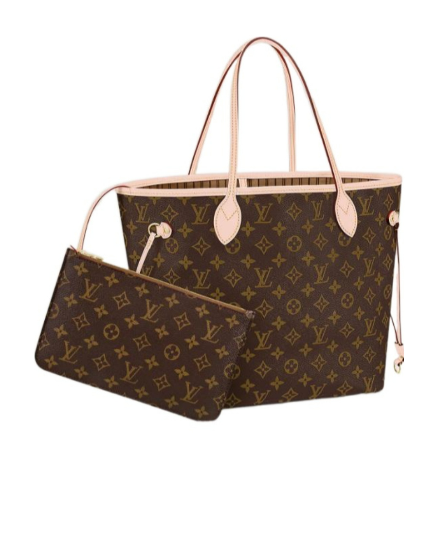 Pre-owned Louis Vuitton 2019  Monogram Neverfull Mm Tote In Brown