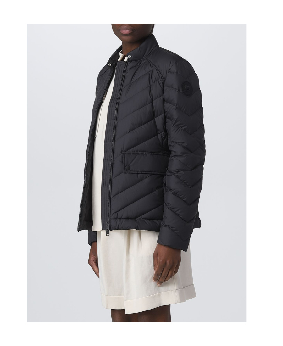 Woolrich Emblem Cotton Suit In Black