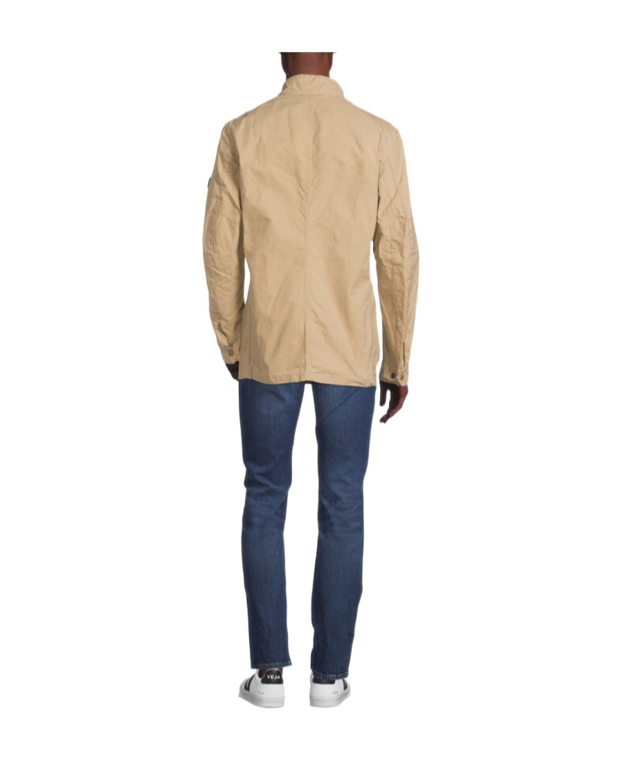 BARBOUR BARBOUR LOGO PATCH LONG-SLEEVED JACKET