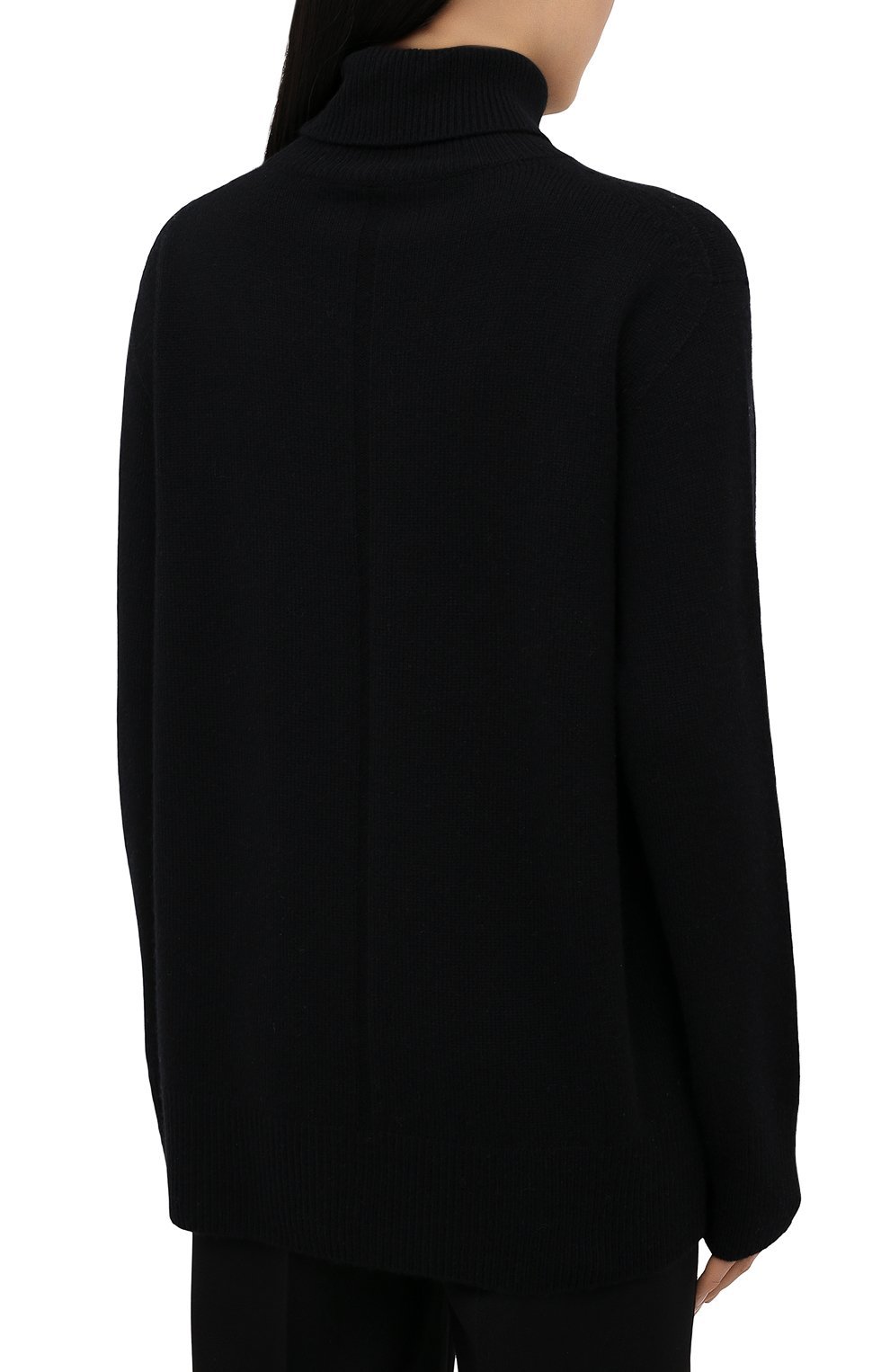 The Row Stepny Wool-cashmere Blend Jumper In Black