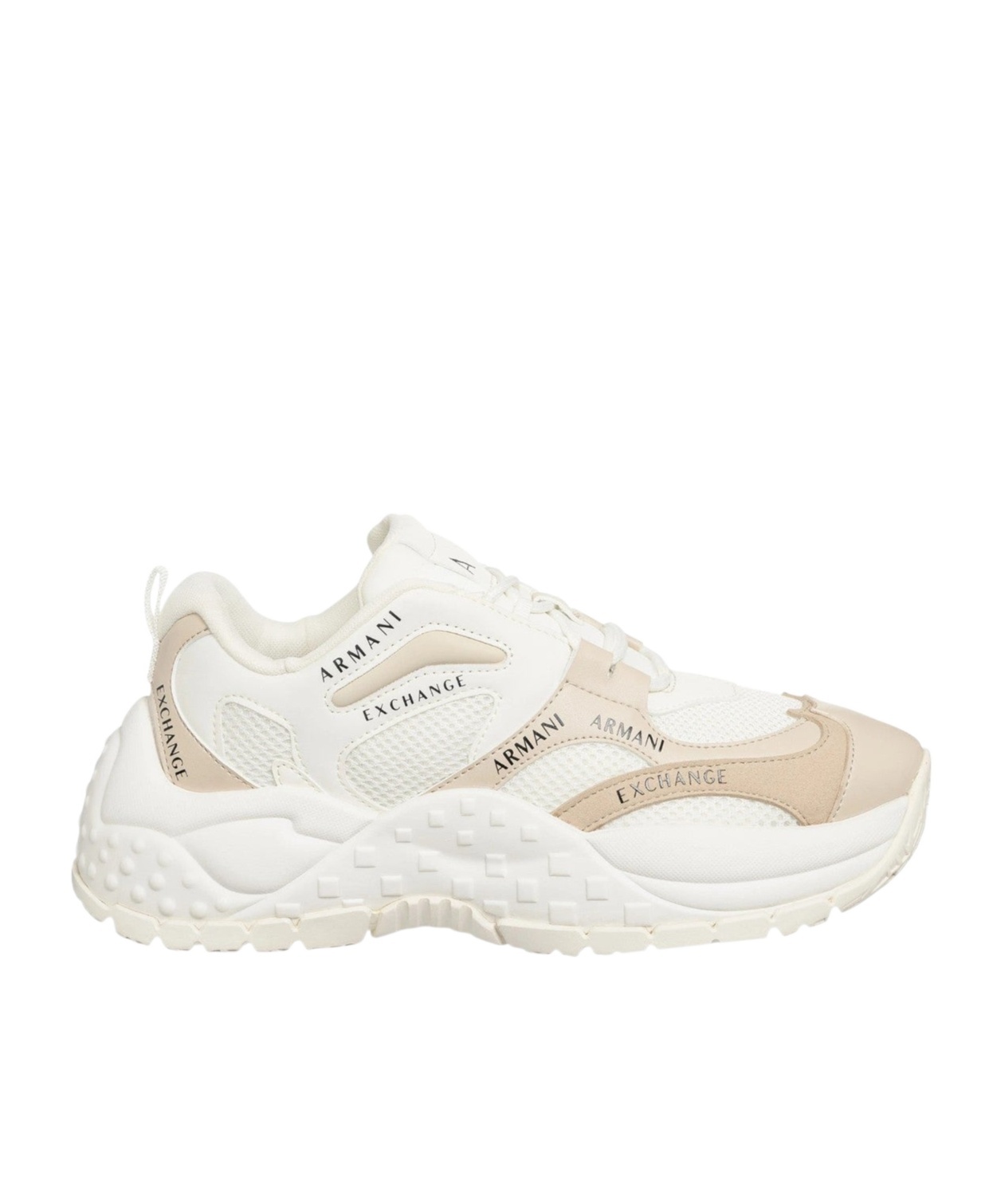 ARMANI EXCHANGE LOGO-PRINT SNEAKERS