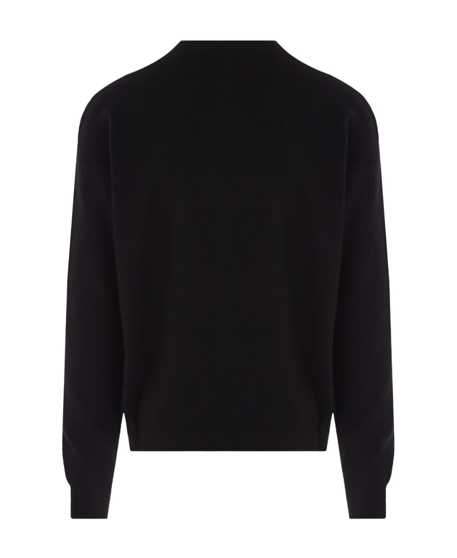 Palm Angels I Love Pa Wool Blend Sweater In Black
