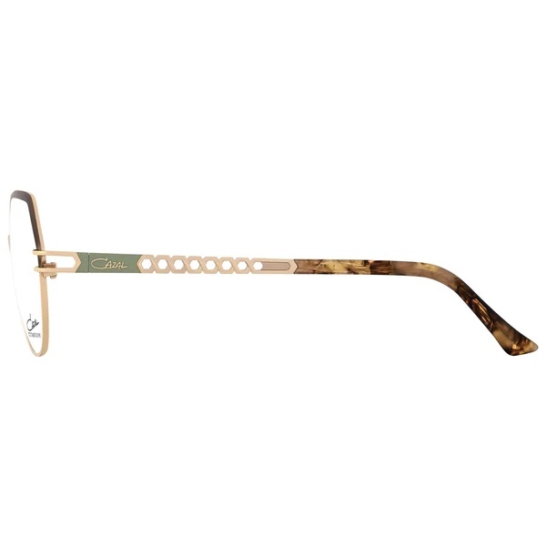 Cazal Perforated-detailing Oval-frame Glasses