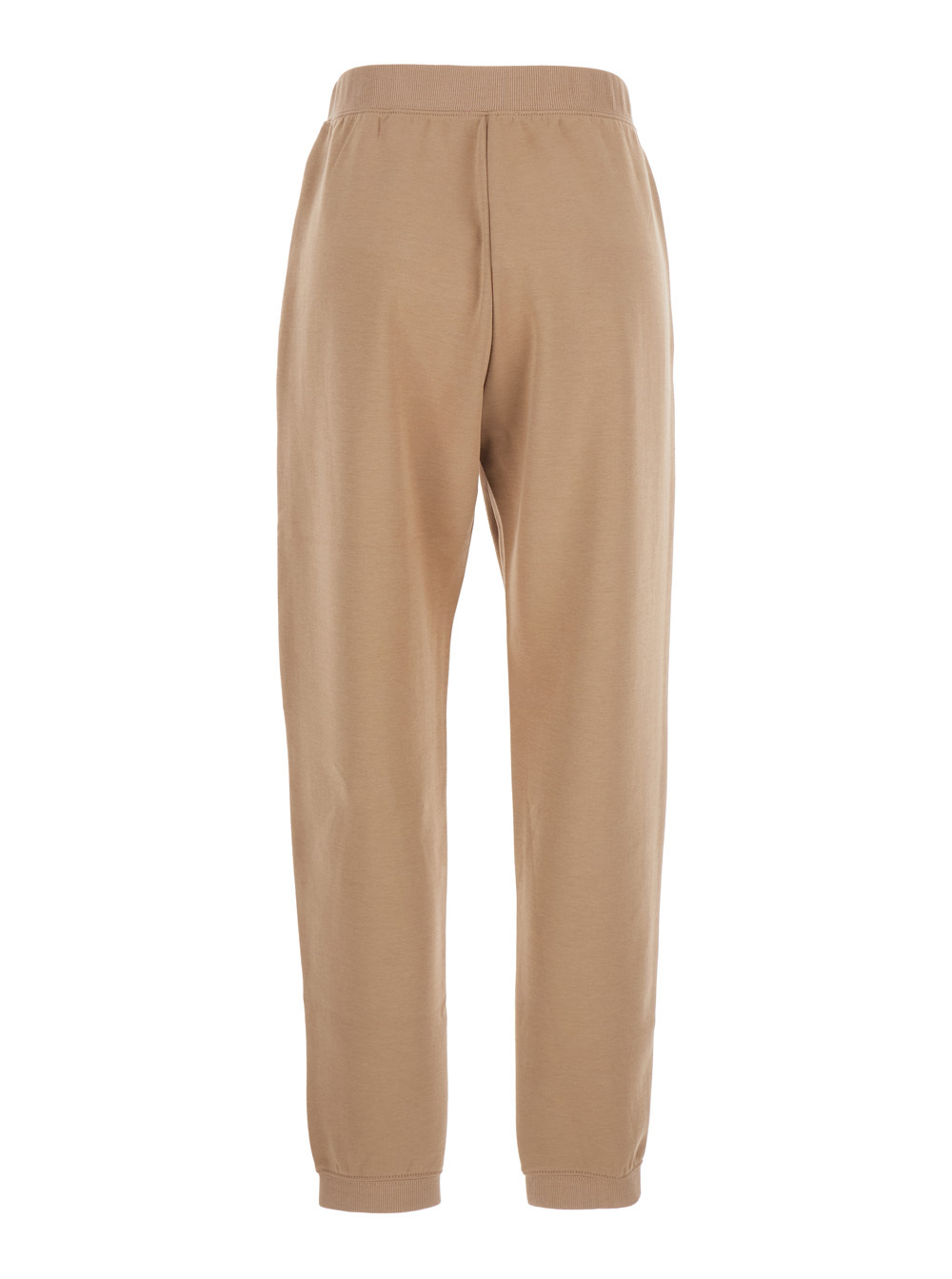 Max Mara Elastic Waist Track Pants In Brown