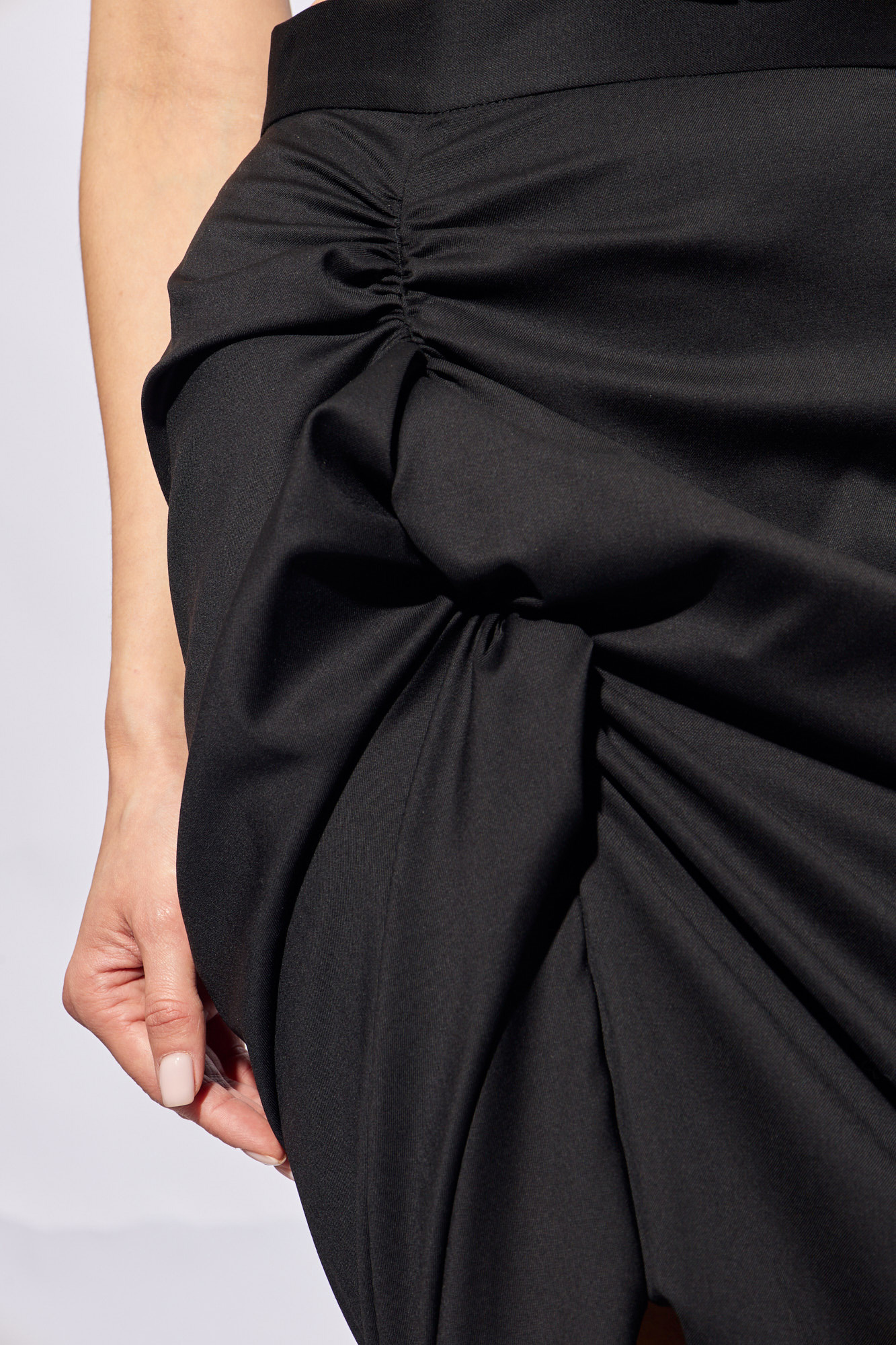 Shop Vivienne Westwood Draped-detail Skirt In Black