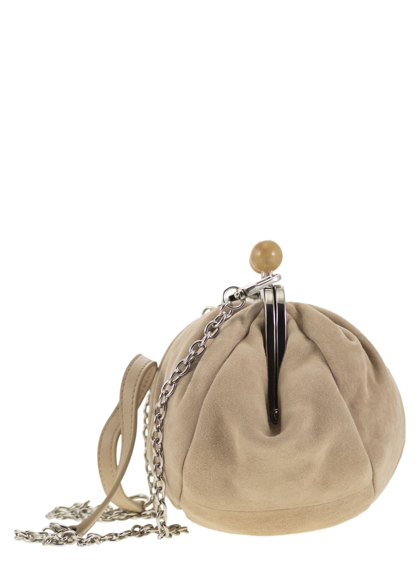 Weekend Max Mara Chain Shoulder Bag In Brown