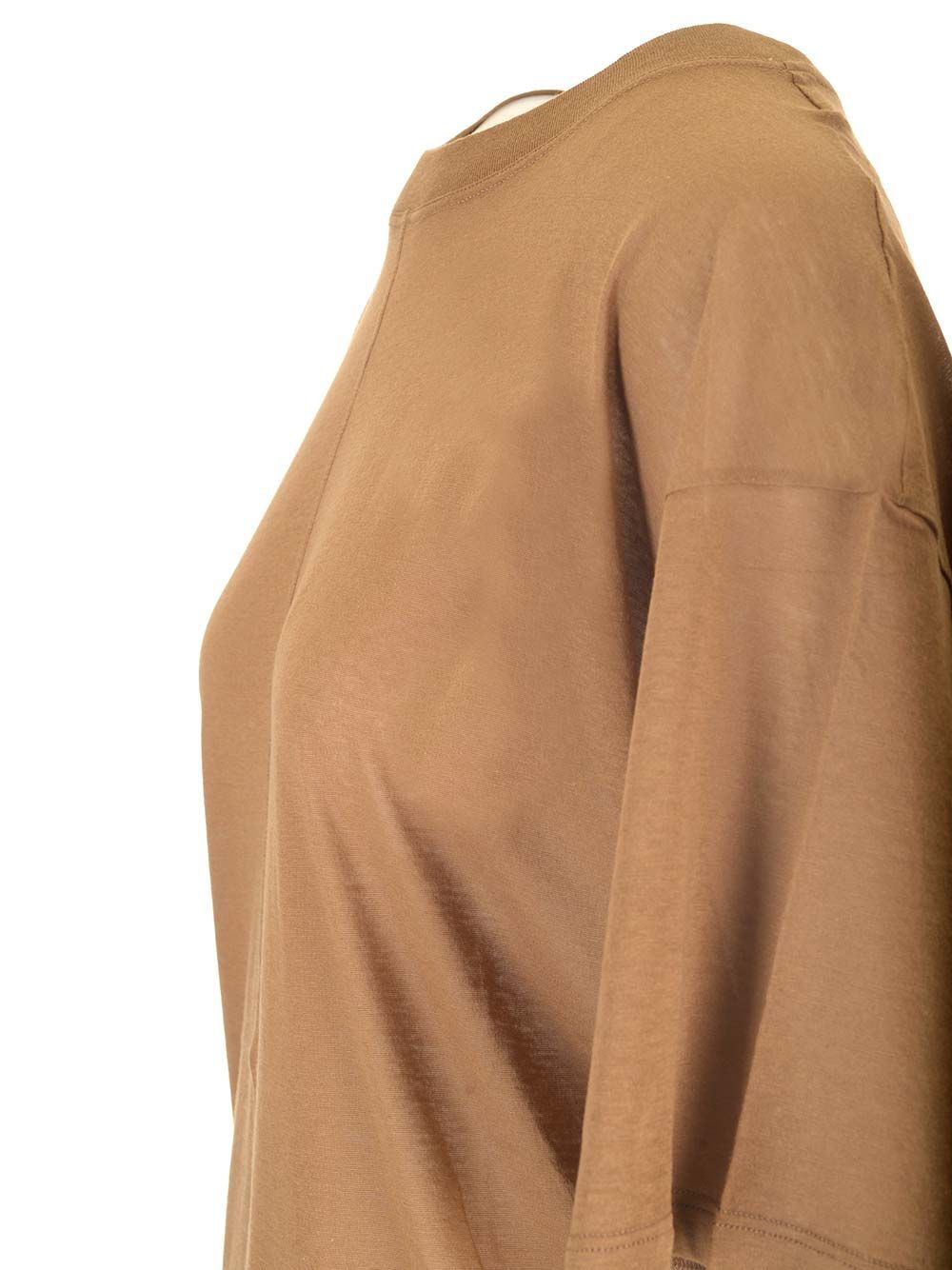 Saint Laurent Short-sleeved T-shirt In Brown