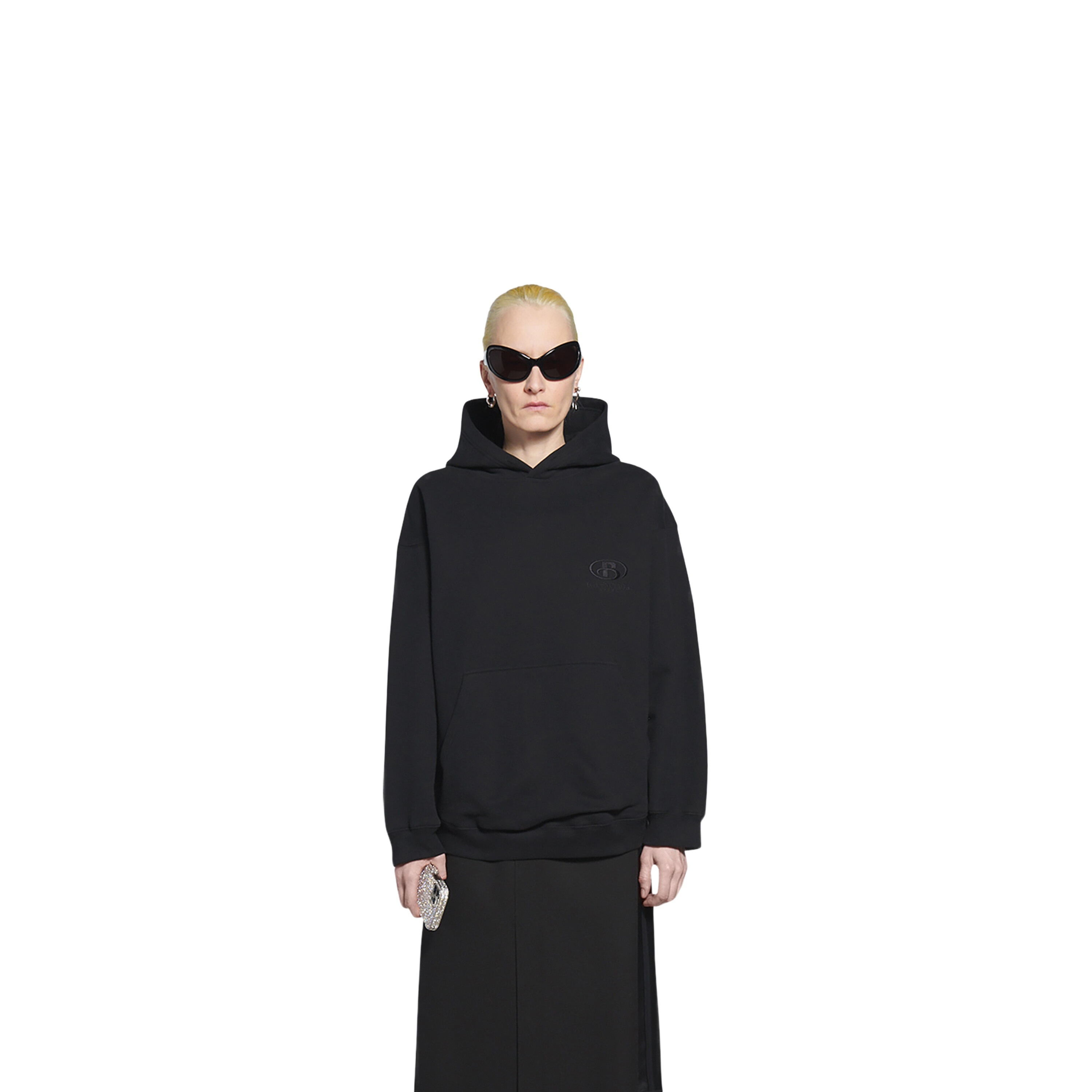Balenciaga Spa Logo-embroidered Oversized Hoodie