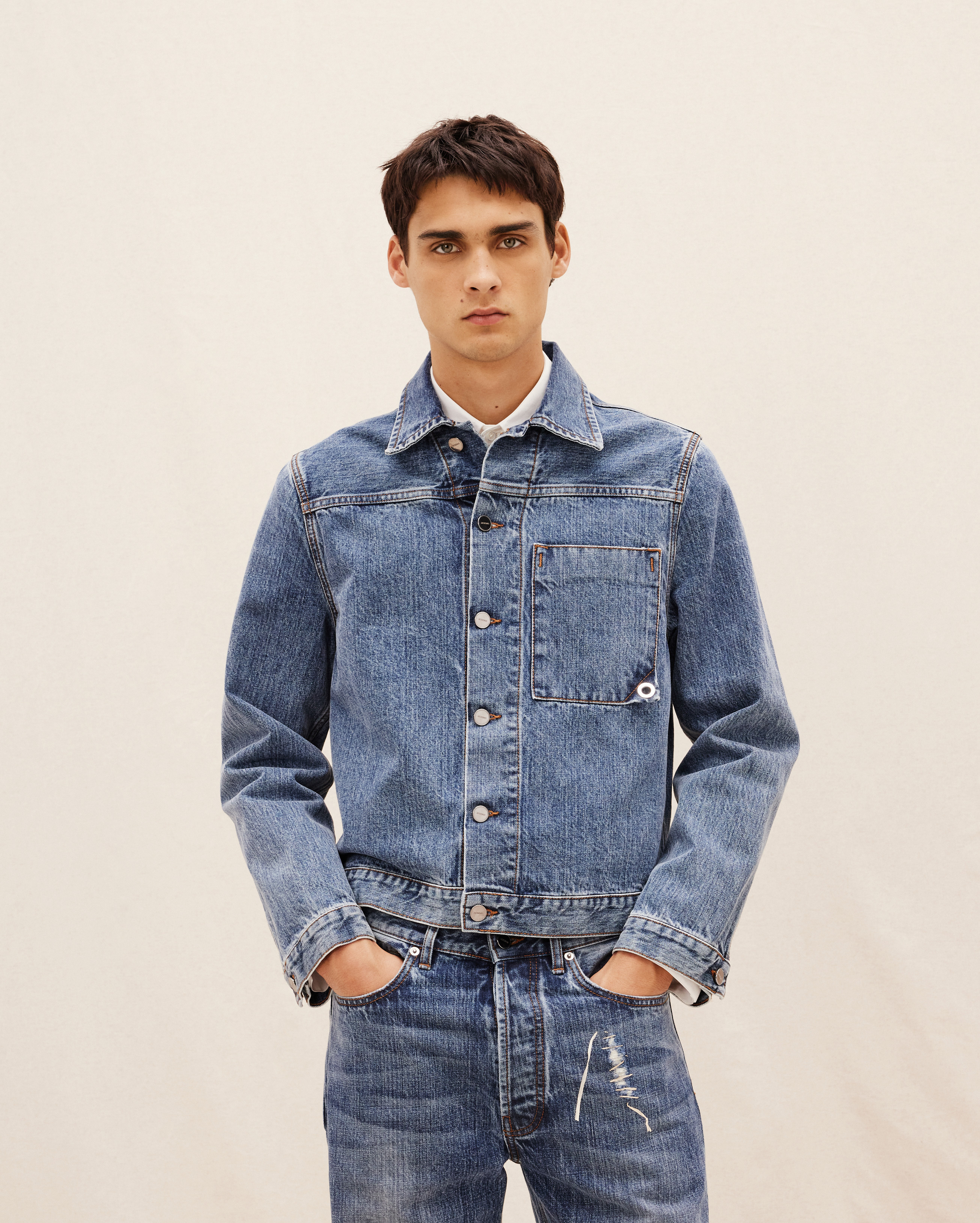 Jacquemus La Veste De Nimes Jao Denim Jacket In Blue