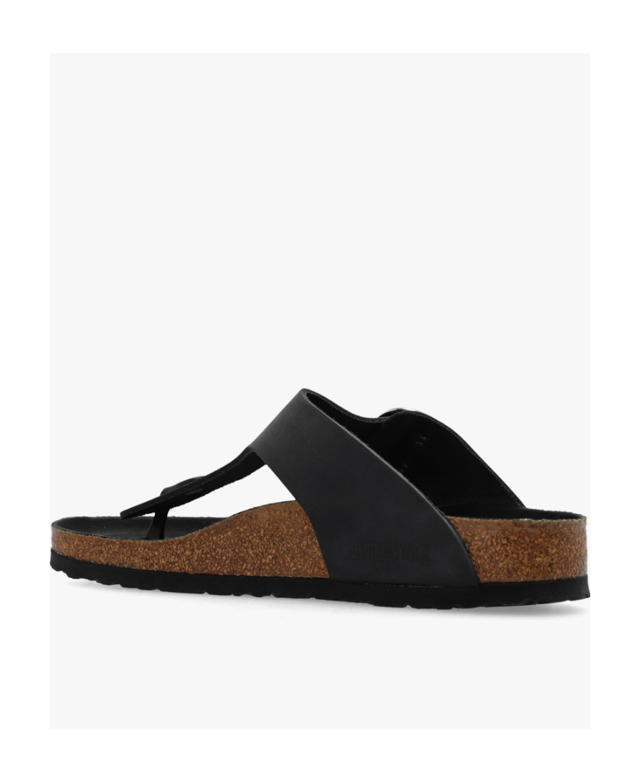 Birkenstock Gizeh Big Buckle 35mm Slides In Black