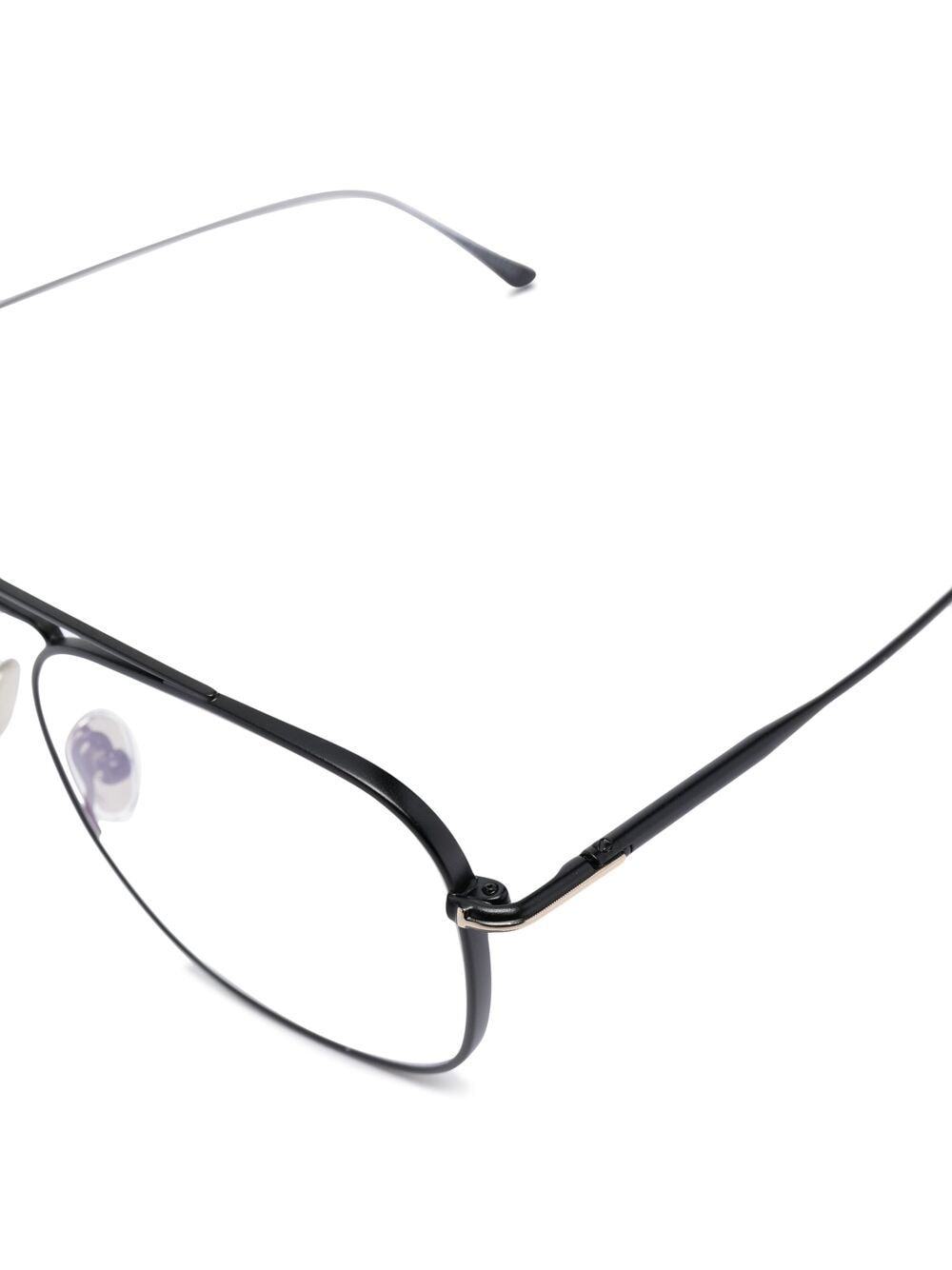 Tom Ford Ft5731b Aviator-frame Glasses In Gray