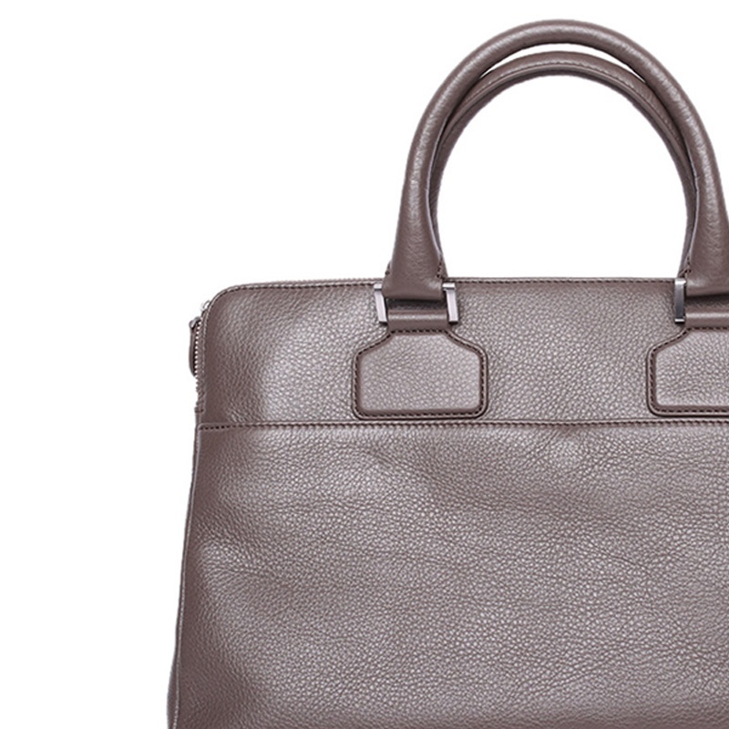 Emporio Armani Logo Details Handbag In Gray