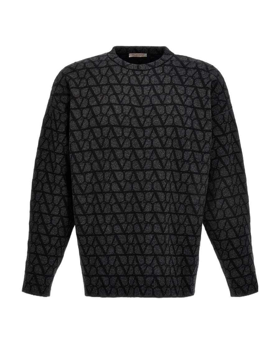 Valentino Toile Iconographe Sweater In Black