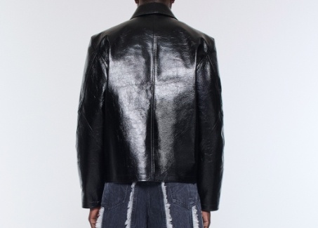 Séfr Long Sleeve Casual Jacket In Black