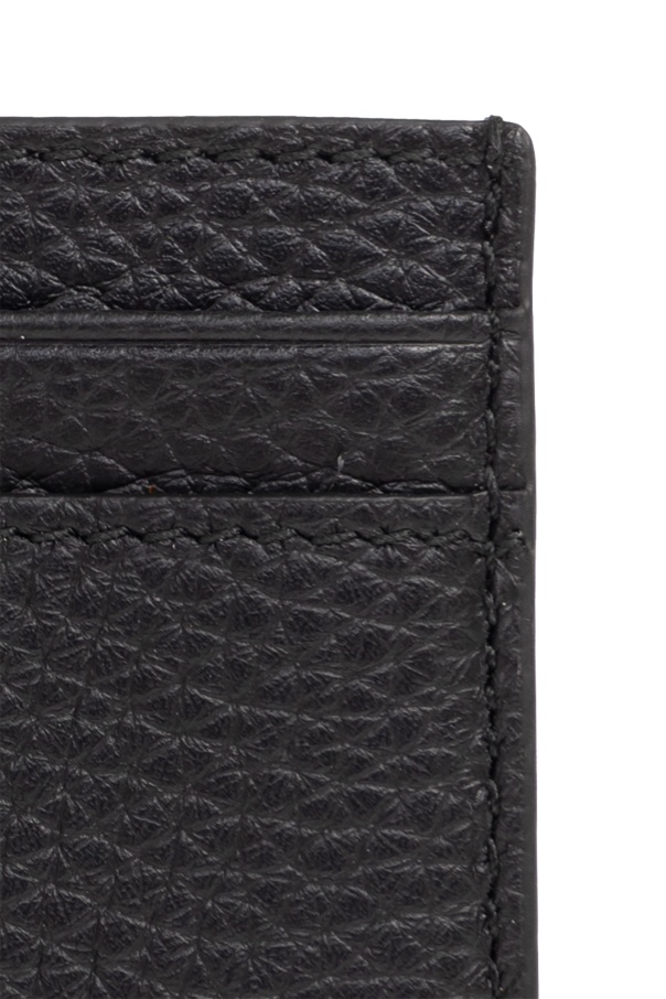 Bally Thar Leather Card Holder In Black